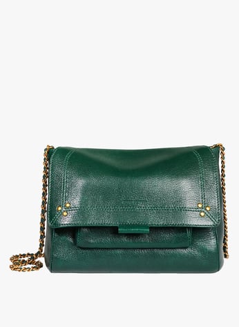 Leather messenger bag Bordeaux Jerome dreyfuss - Women Leather messenger bag Bordeaux Jerome dreyfuss - Women