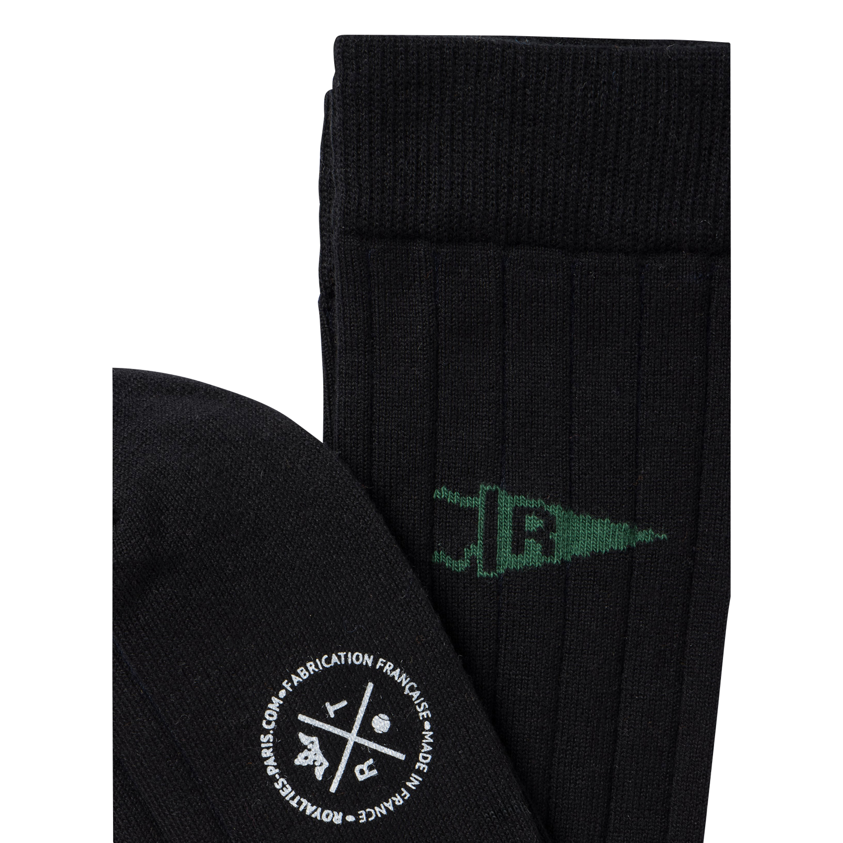 Katoenen sokken met logo ROYALTIES Zwart