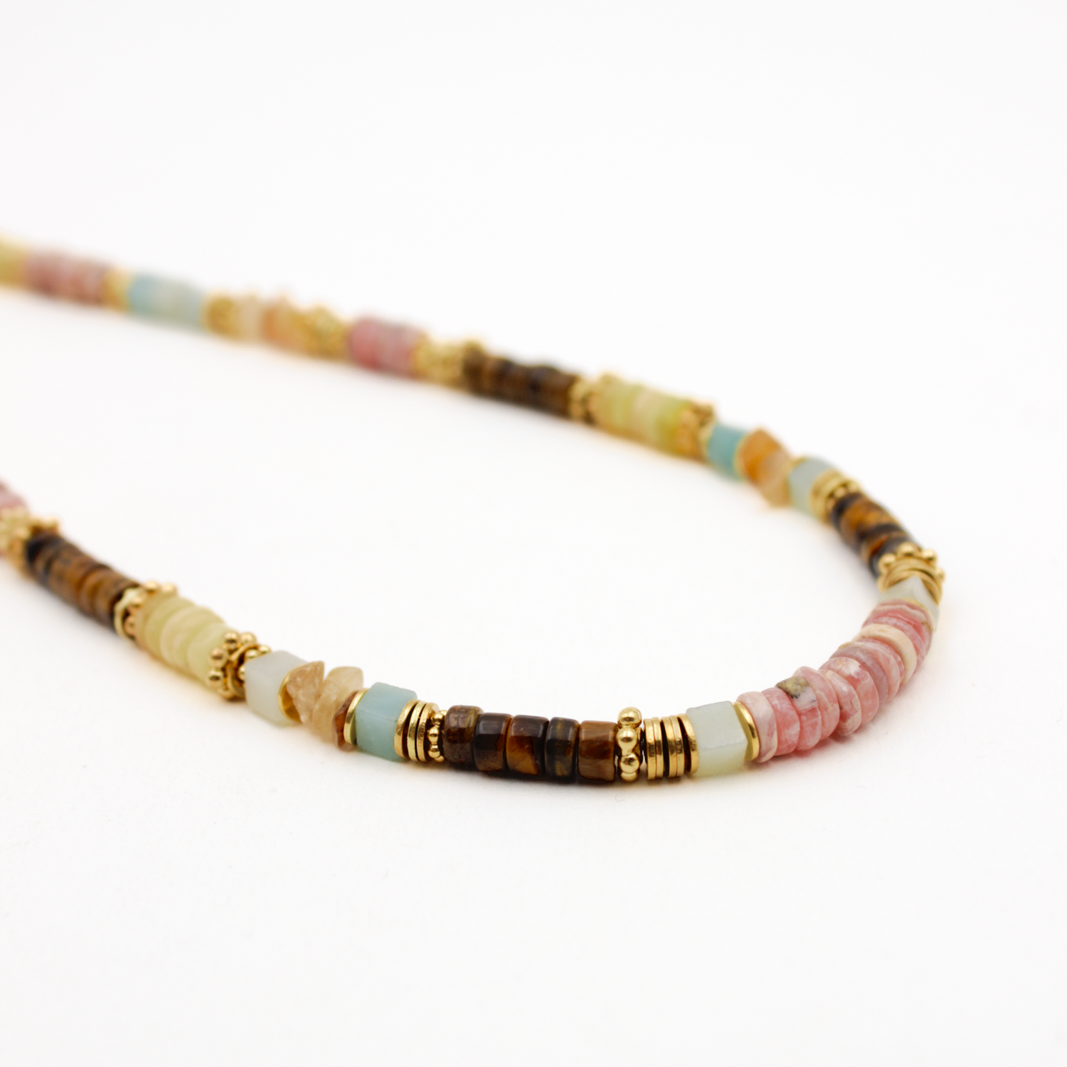 Collier heishi - halima L'ATELIER DES DAMES Doré