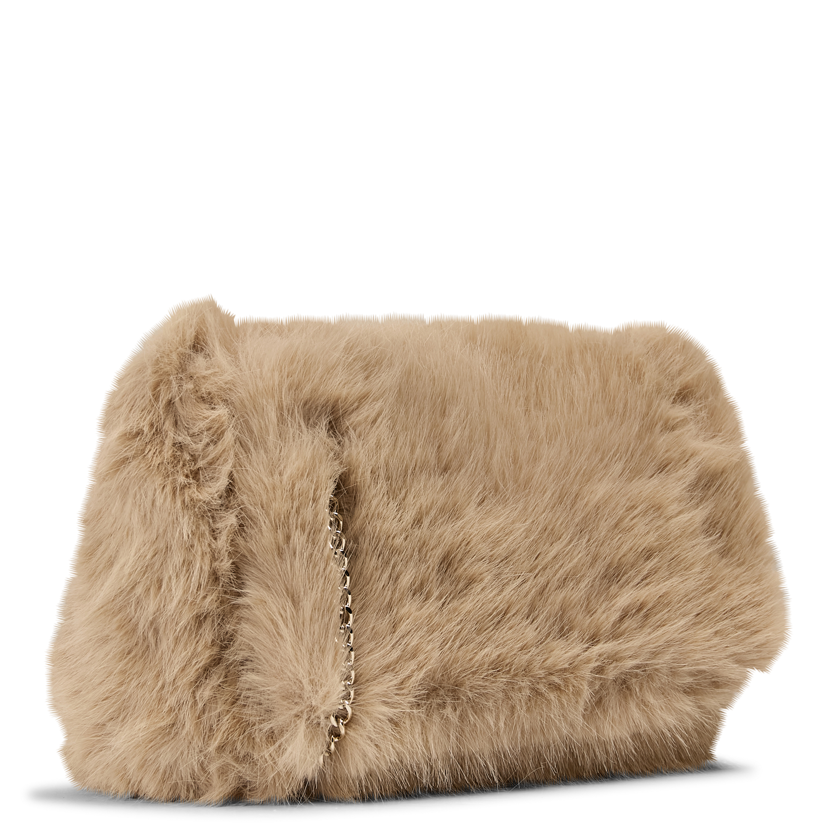 Schoudertas met bonteffect AU PRINTEMPS PARIS Beige