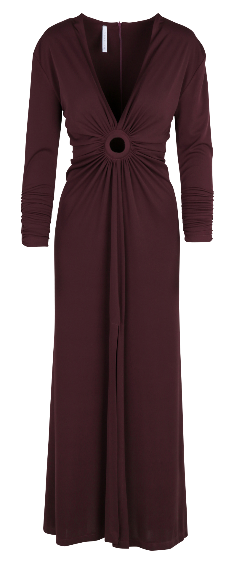 Robe longue drappée col v  IMPERIAL Violet