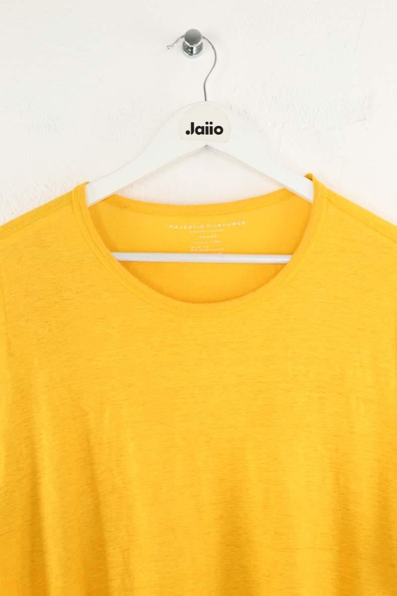 T-shirt MAJESTIC FILATURES - SECONDE MAIN Yellow