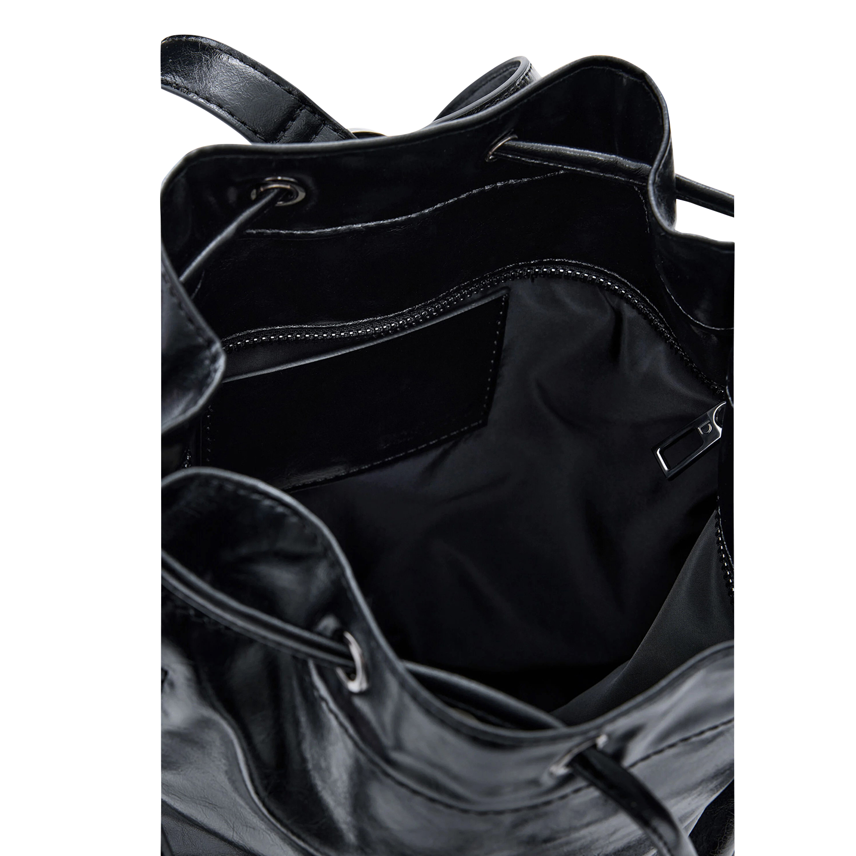 Sac à dos moyen brillant DESIGUAL Noir