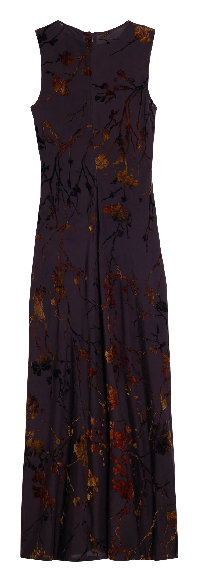 Langes Kleid mit Rundhalsausschnitt DESIGUAL Braun