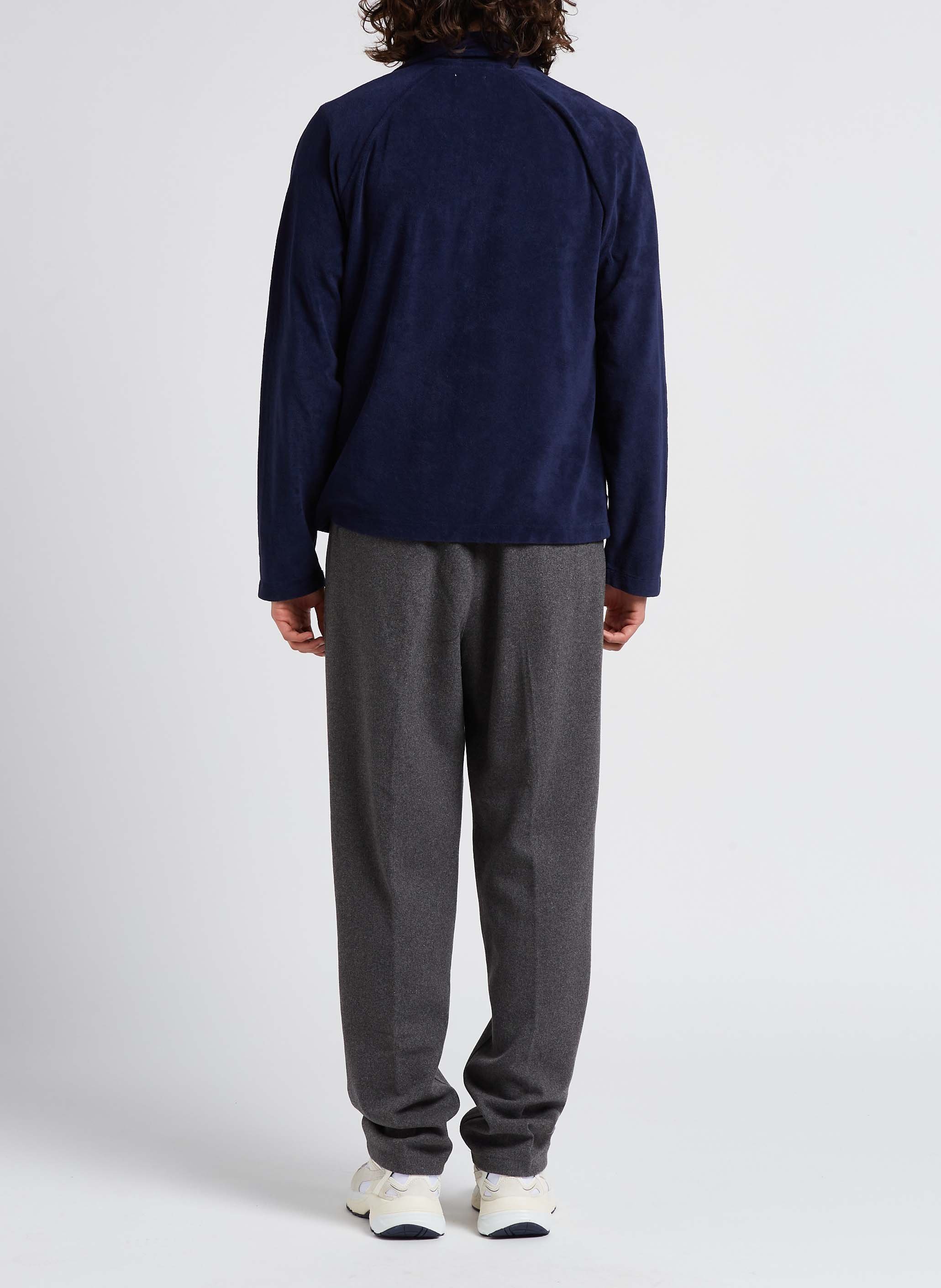 Regular-fit zip-up cotton jacket HARTFORD Blue