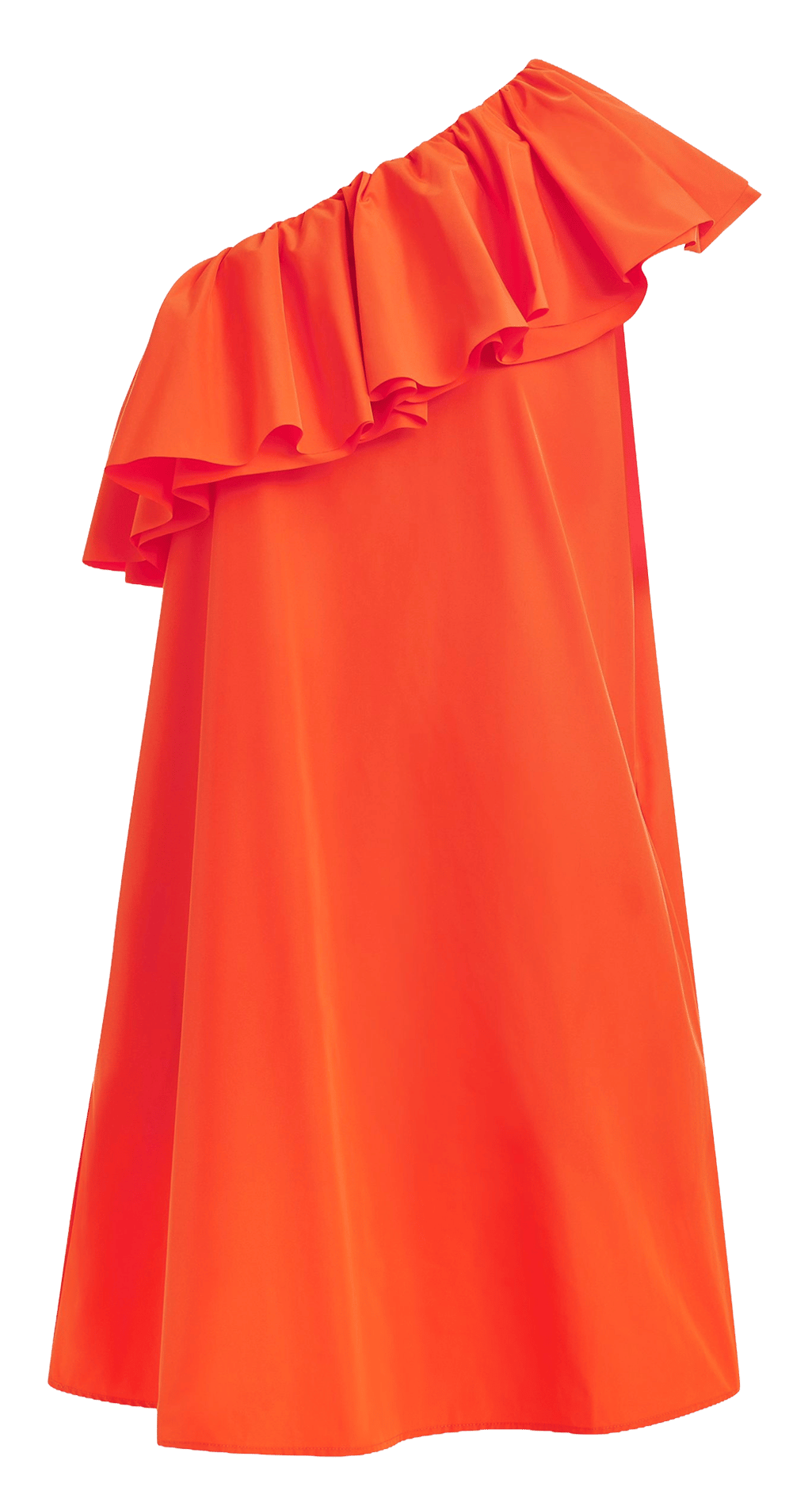 Robe courte col asymétrique ESSENTIEL ANTWERP Orange