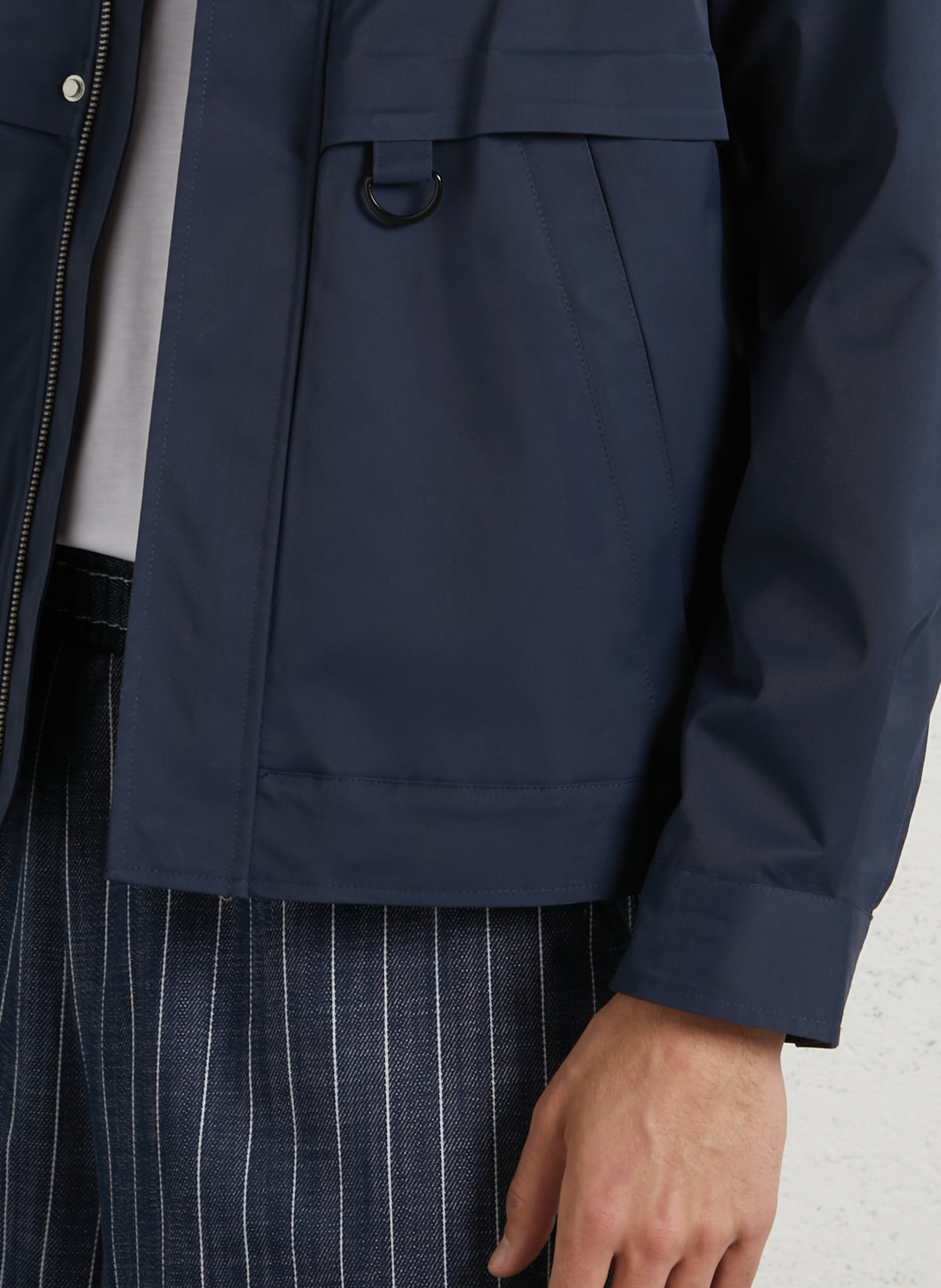 Klassischer wasserdichter Mantel FLOTTE Blau