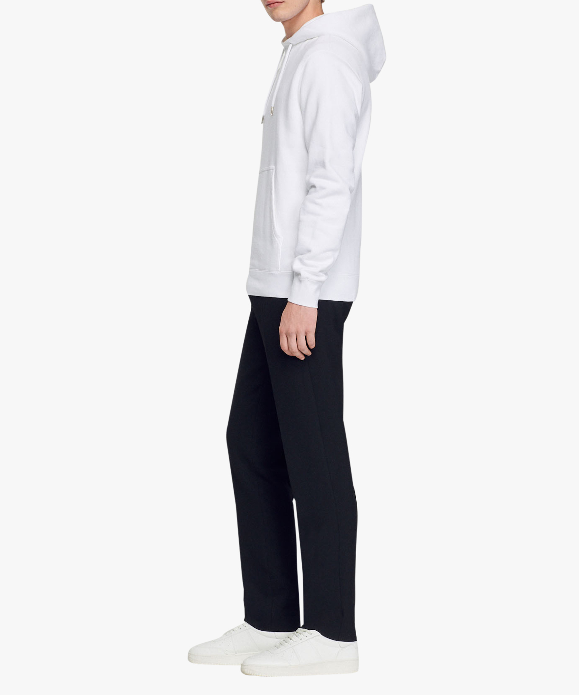 Pantalon droit  SANDRO Noir