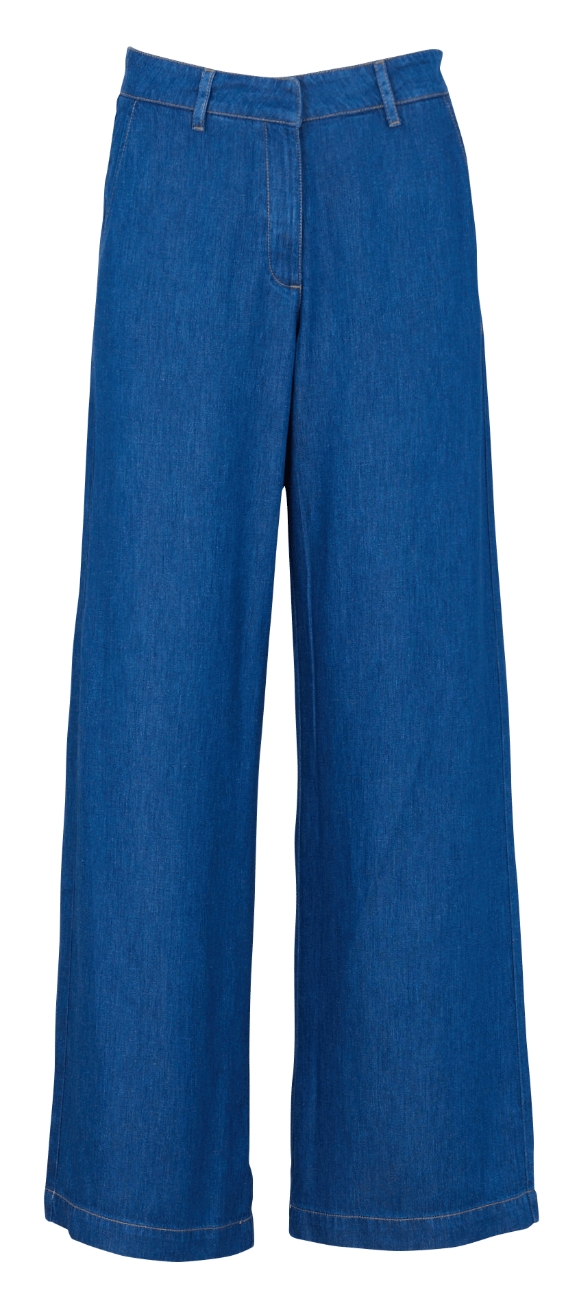 Gekleurde straight-fit jeans met 5 zakken MAISON 123 Blauw
