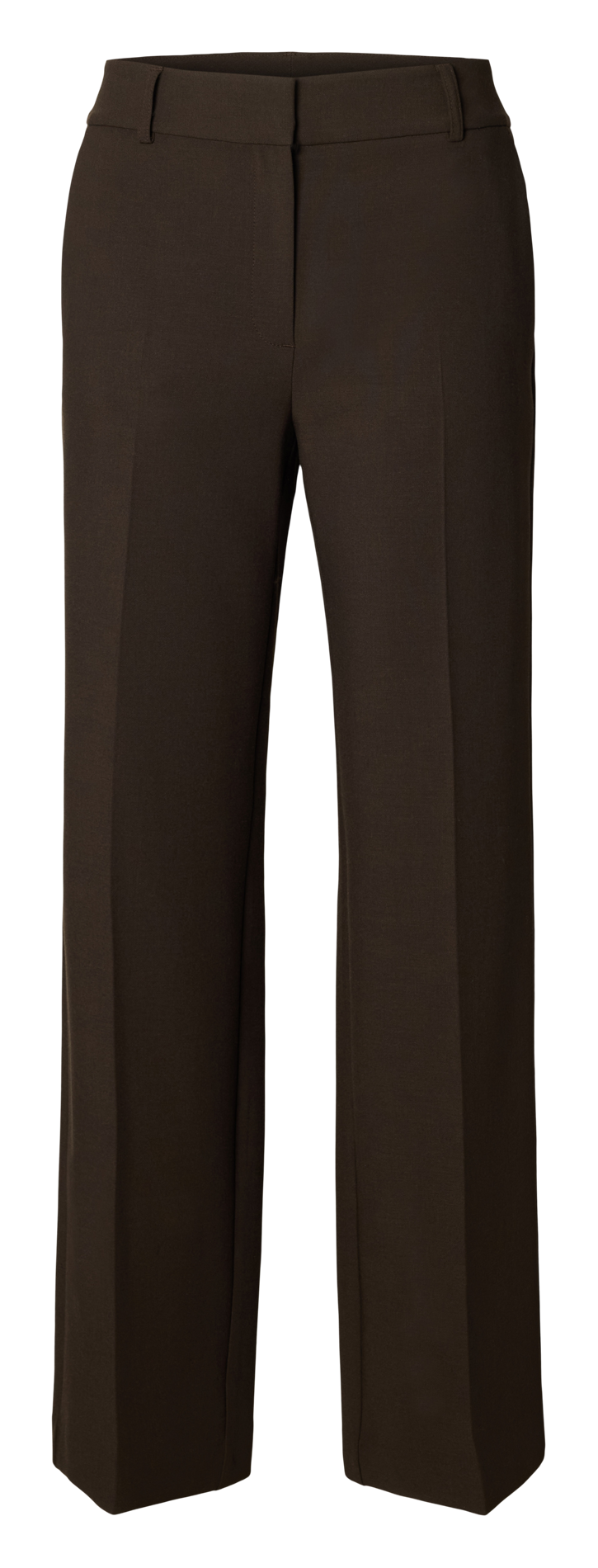 Bundfaltenhose SELECTED Braun