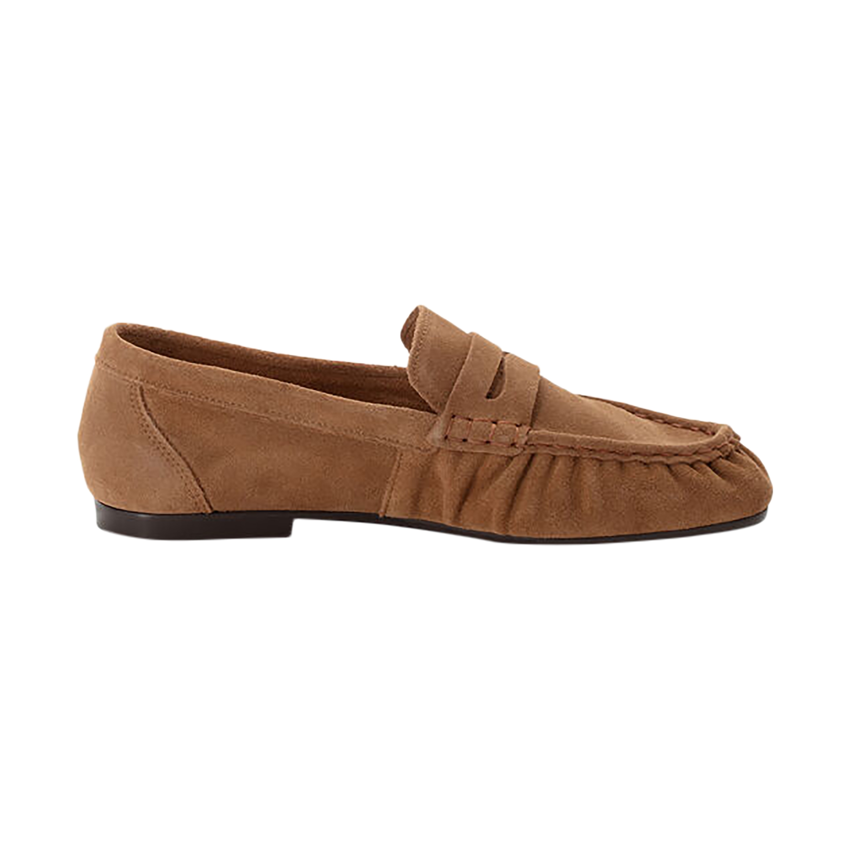 Leather moccasins TAMARIS Brown