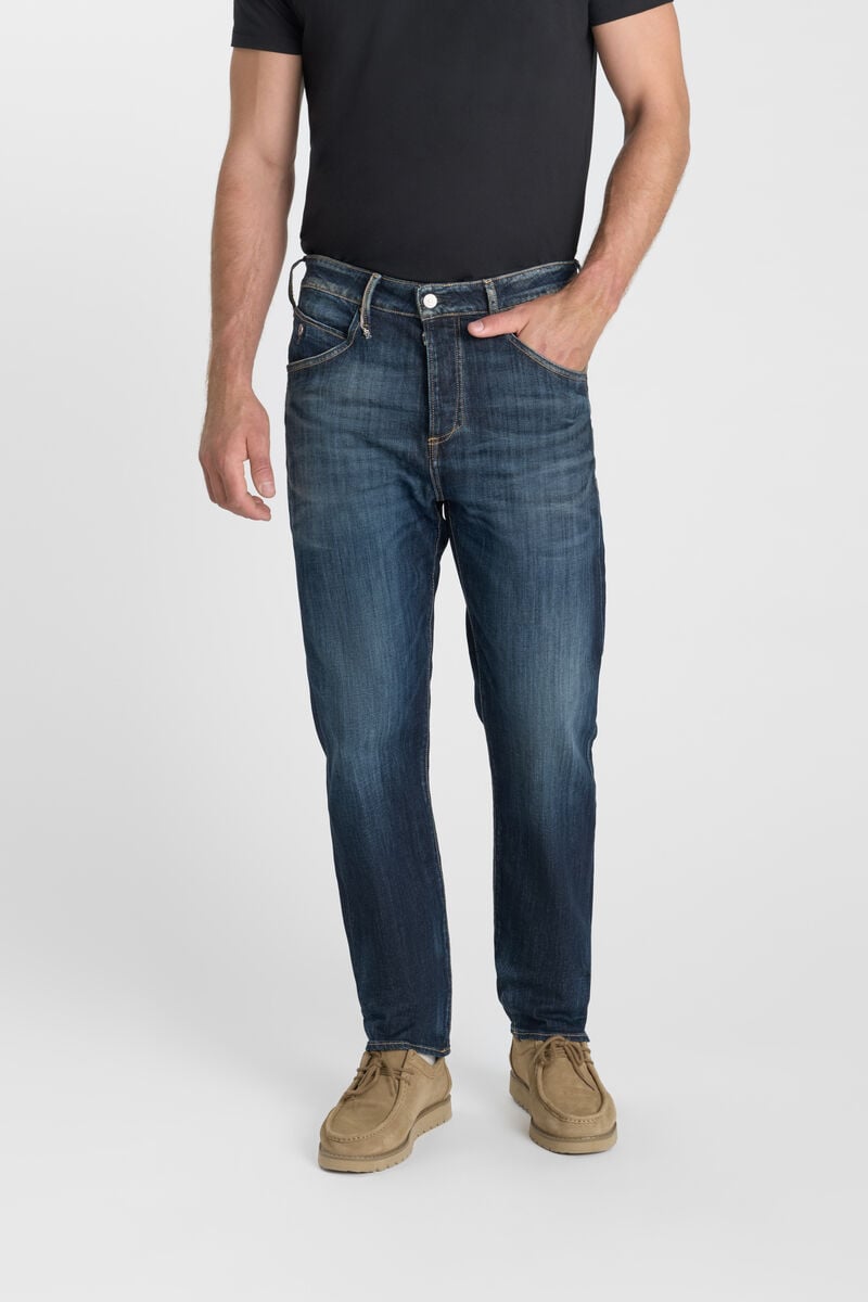 Loose jeans, wide, length 34 LE TEMPS DES CERISES Blue