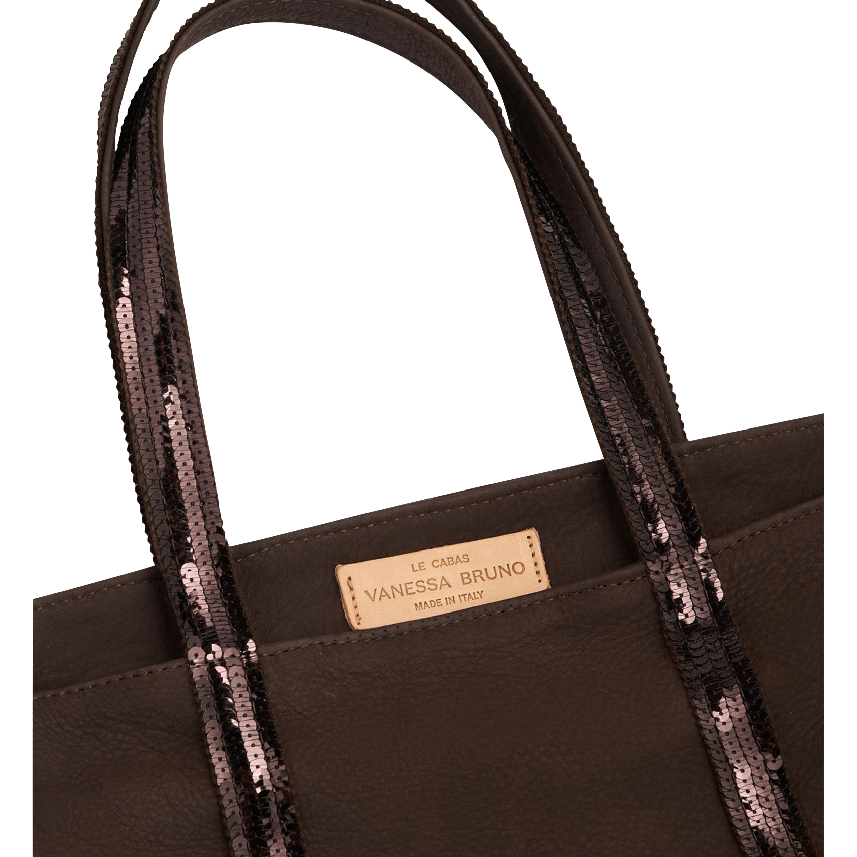 Cabas en cuir VANESSA BRUNO Marron