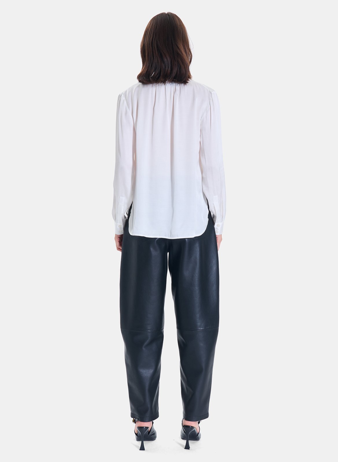 Wijdvallende blouse met lange mouwen ZAPA Wit