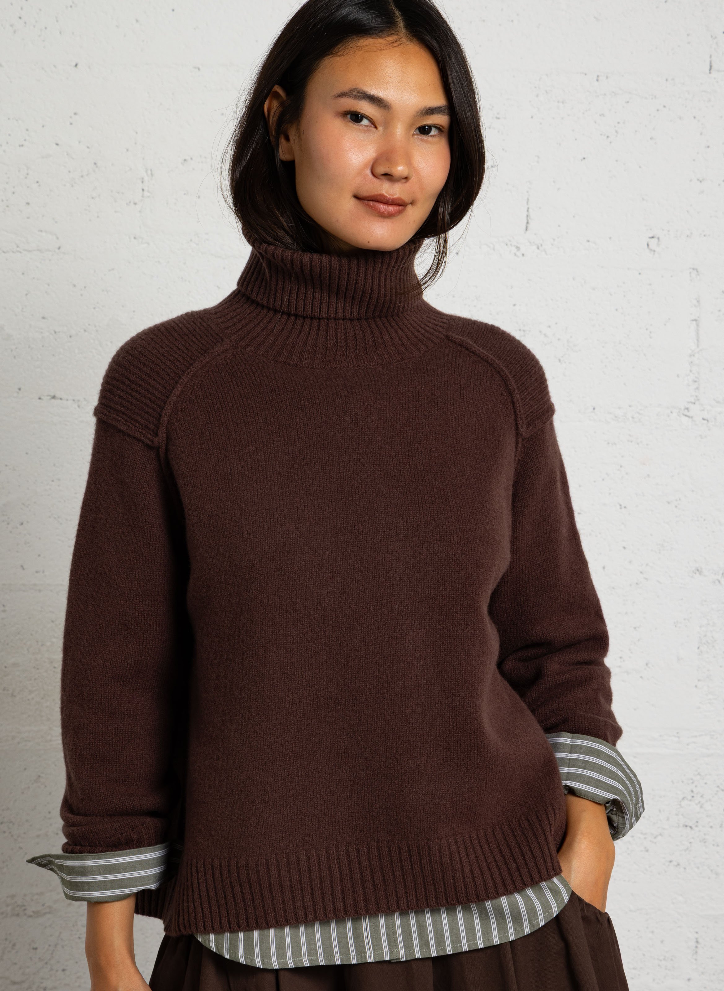 Wool turtleneck sweater BELLA JONES