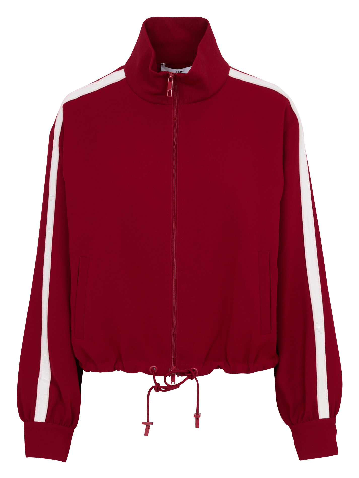 Loose fit high neck zip-up jacket ZAPA Red