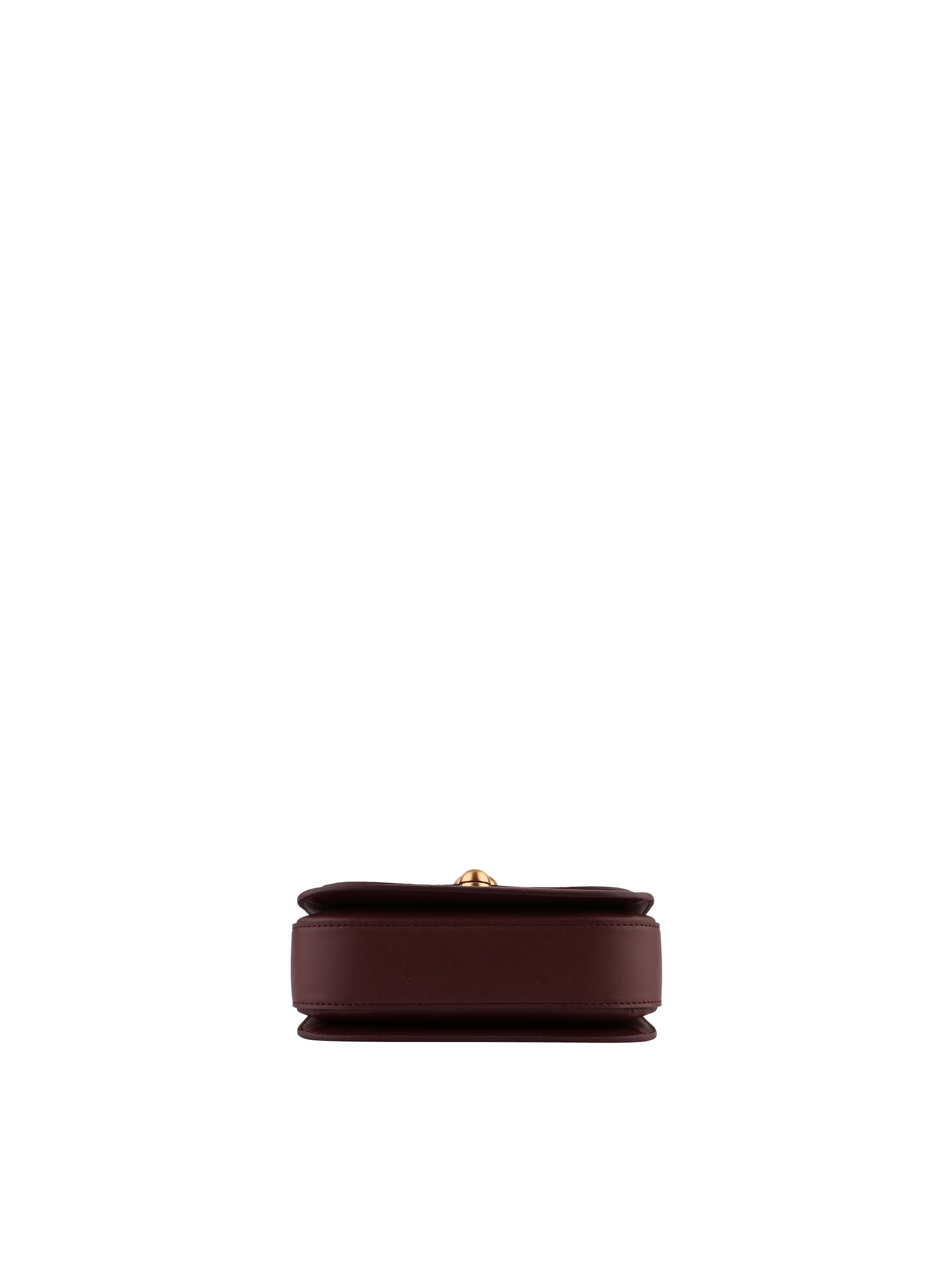 Crossbody bag in cowhide leather POURCHET Red