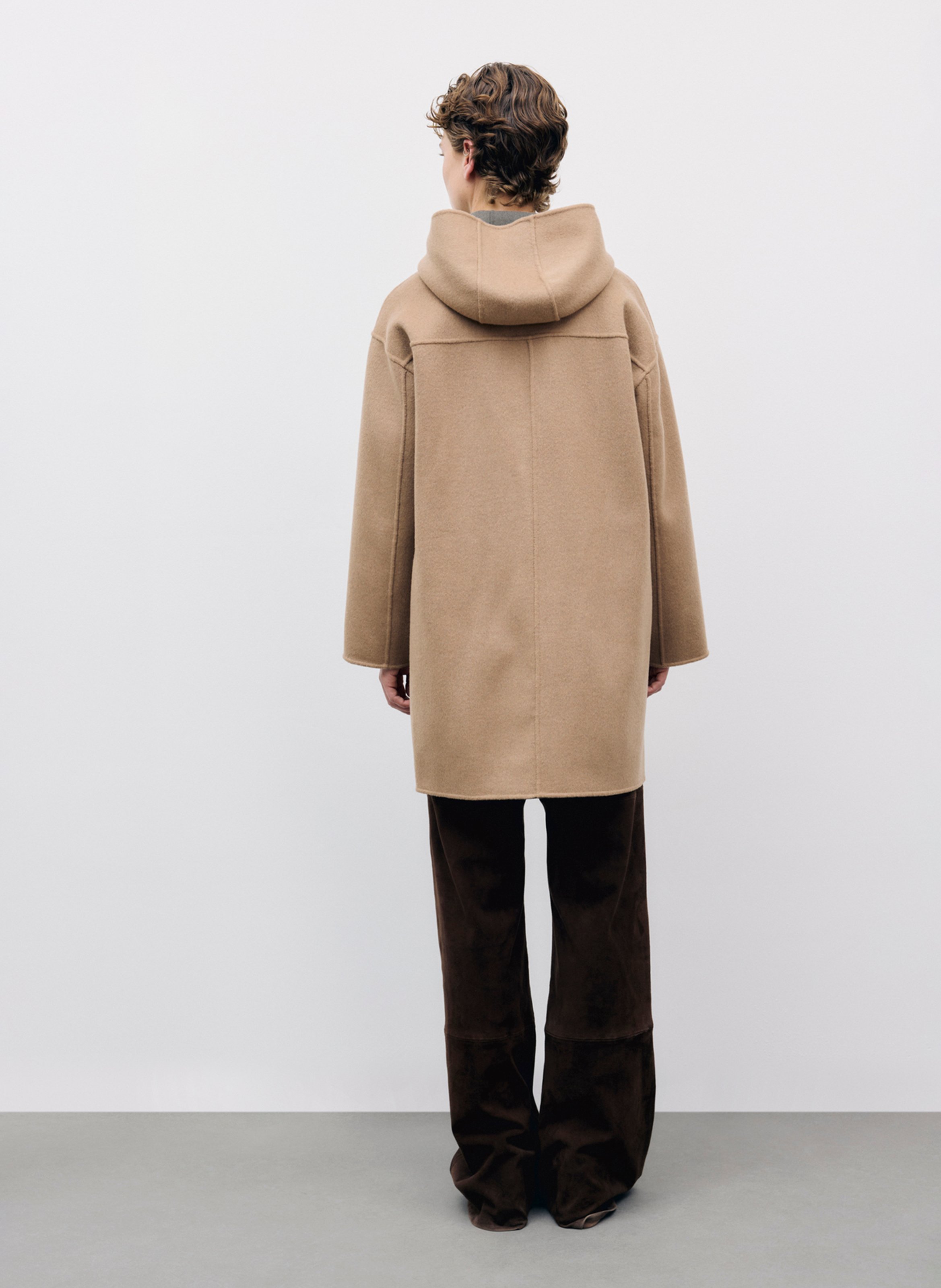 Oversized wool coat | Khaki GERARD DAREL Women