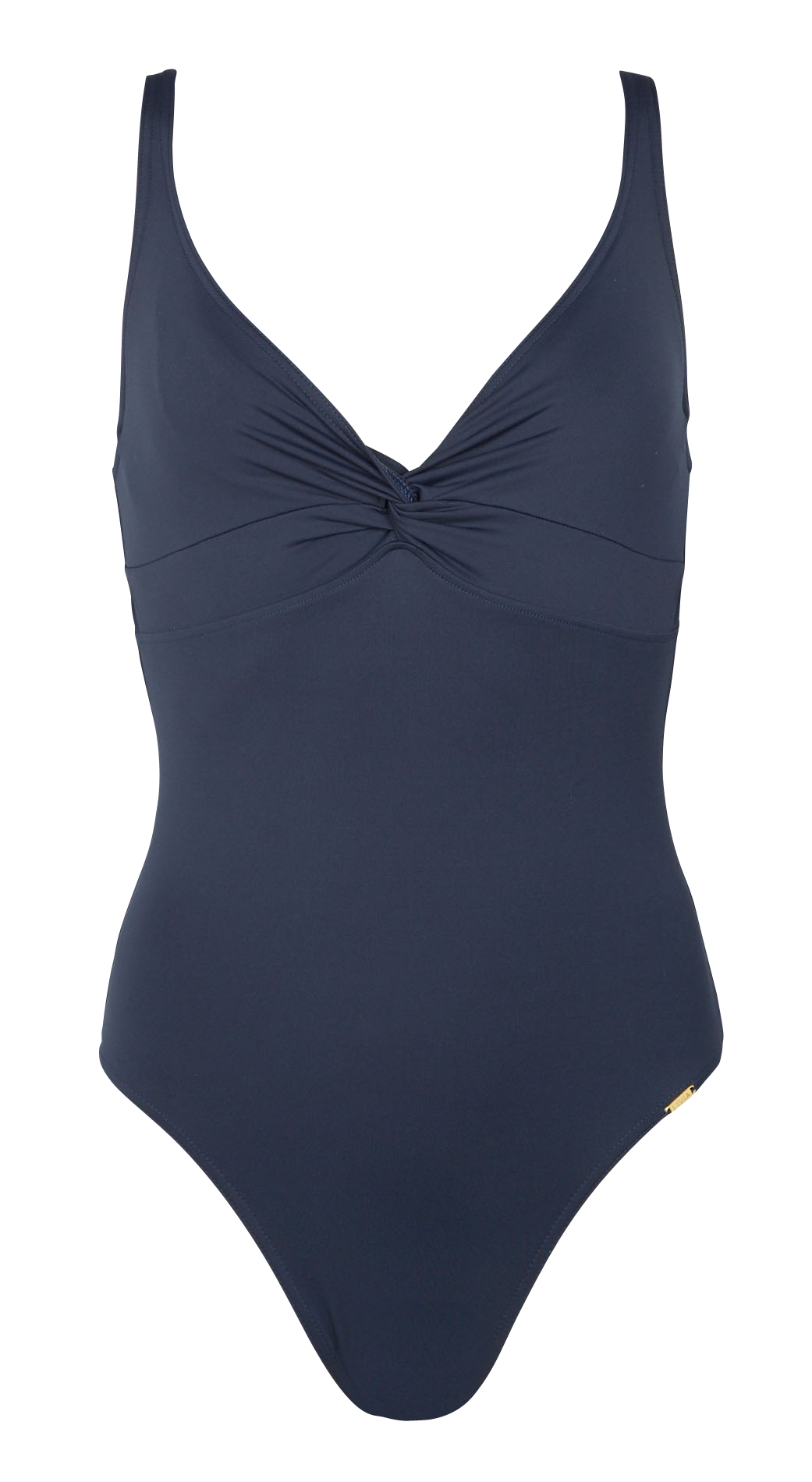 Maillot de bain 1 pièce avec décolleté V au dos LIVIA Bleu
