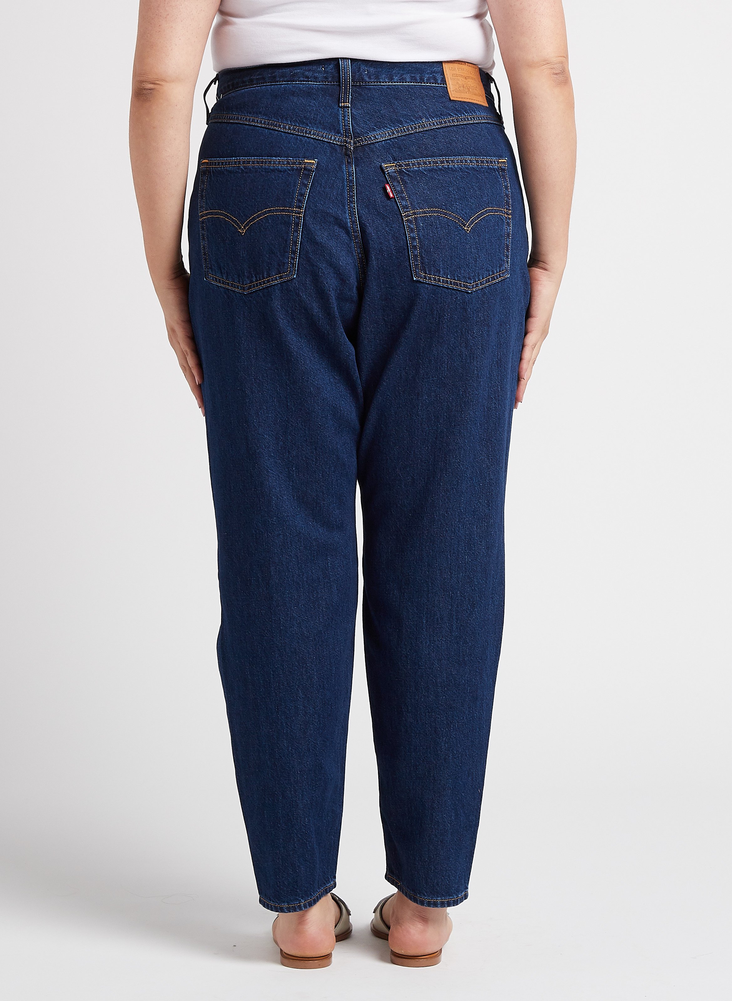 Jean mom-fit en coton  LEVI'S Jean brut