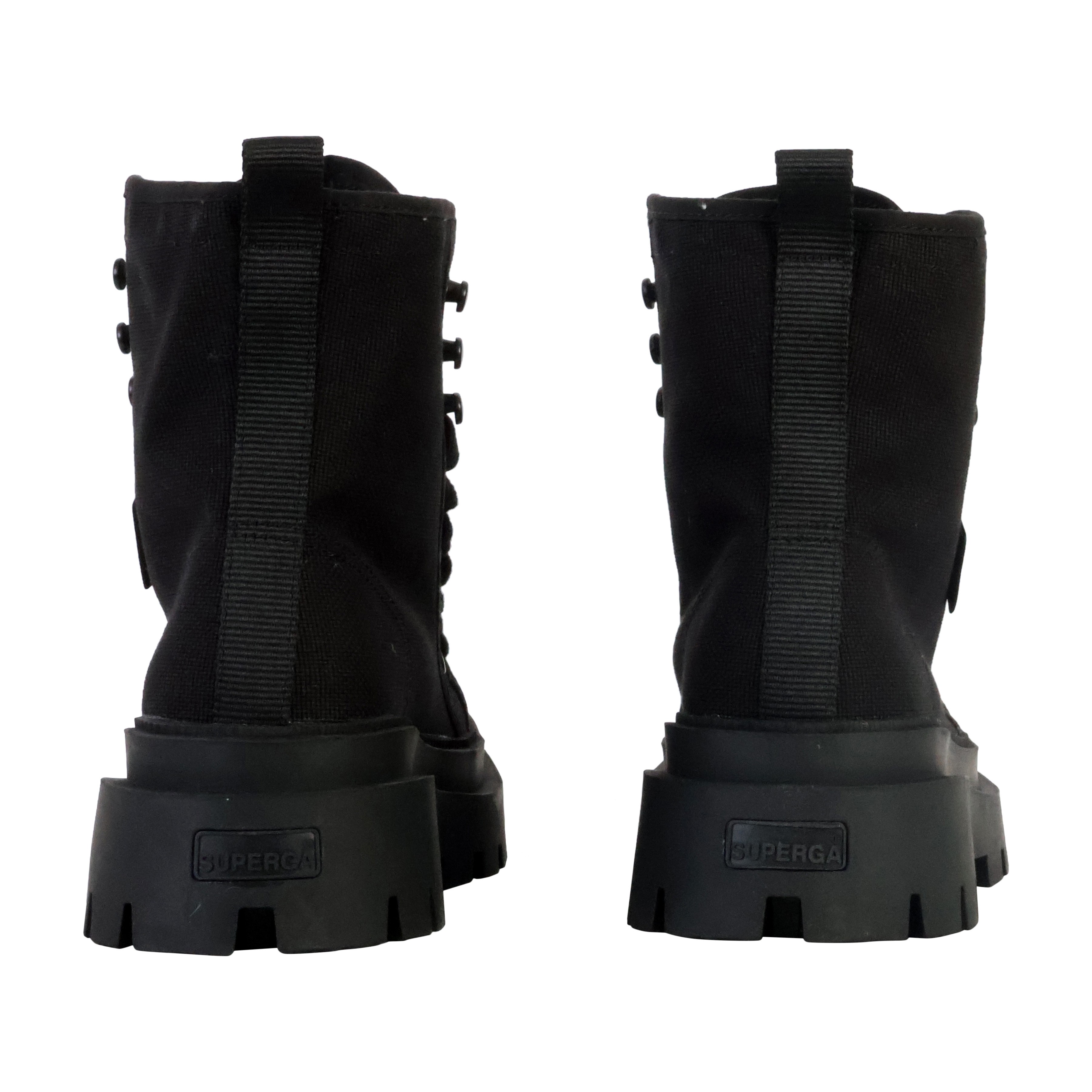 Superga Alpina Apex High Vegan lace-up bootie SUPERGA Black