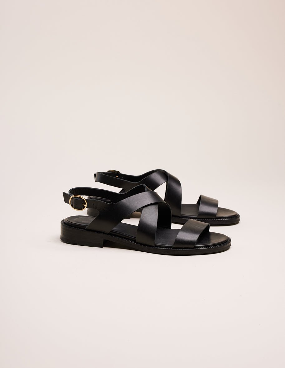 Sandals ODAJE EX. M.MOUSTACHE Black