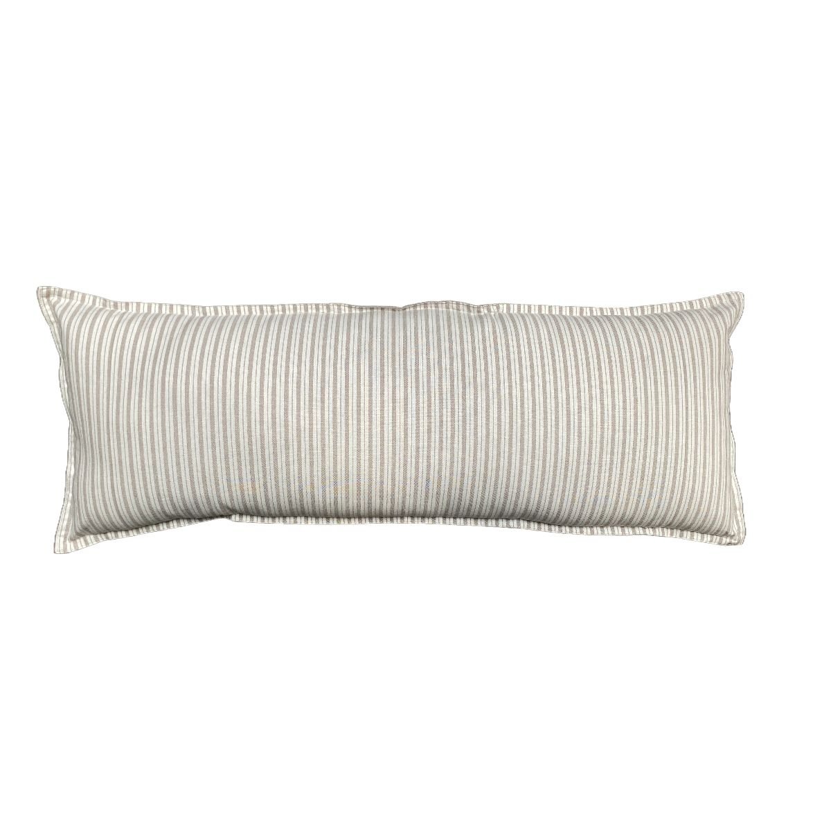 Striped rectangular cotton cushion TODAY LINGE DE MAISON Beige