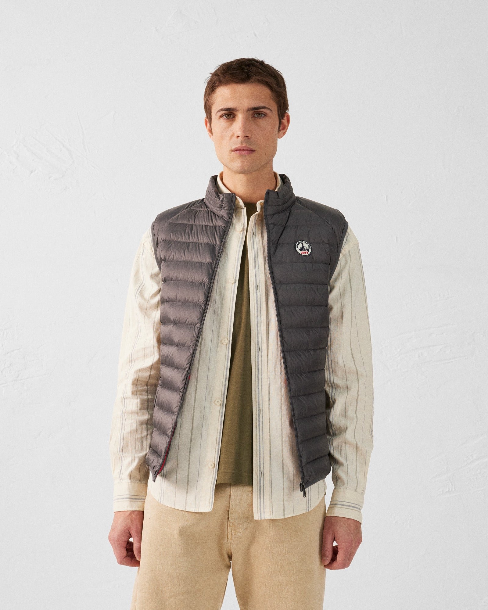 Sleeveless puffer jacket Tom JOTT Grey