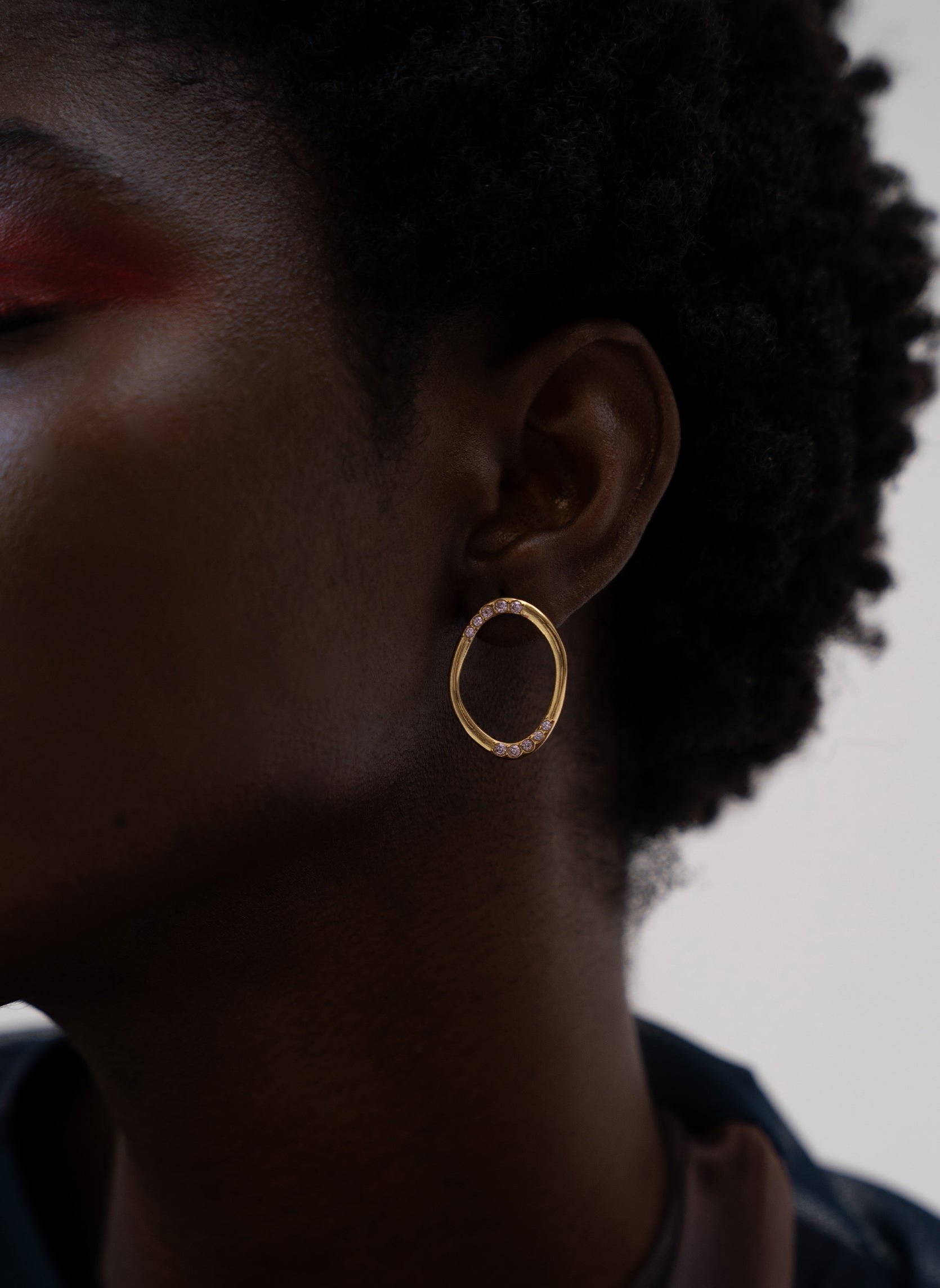 DIONYSOS - Stainless steel earrings for pierced ears AEC Paris Pink