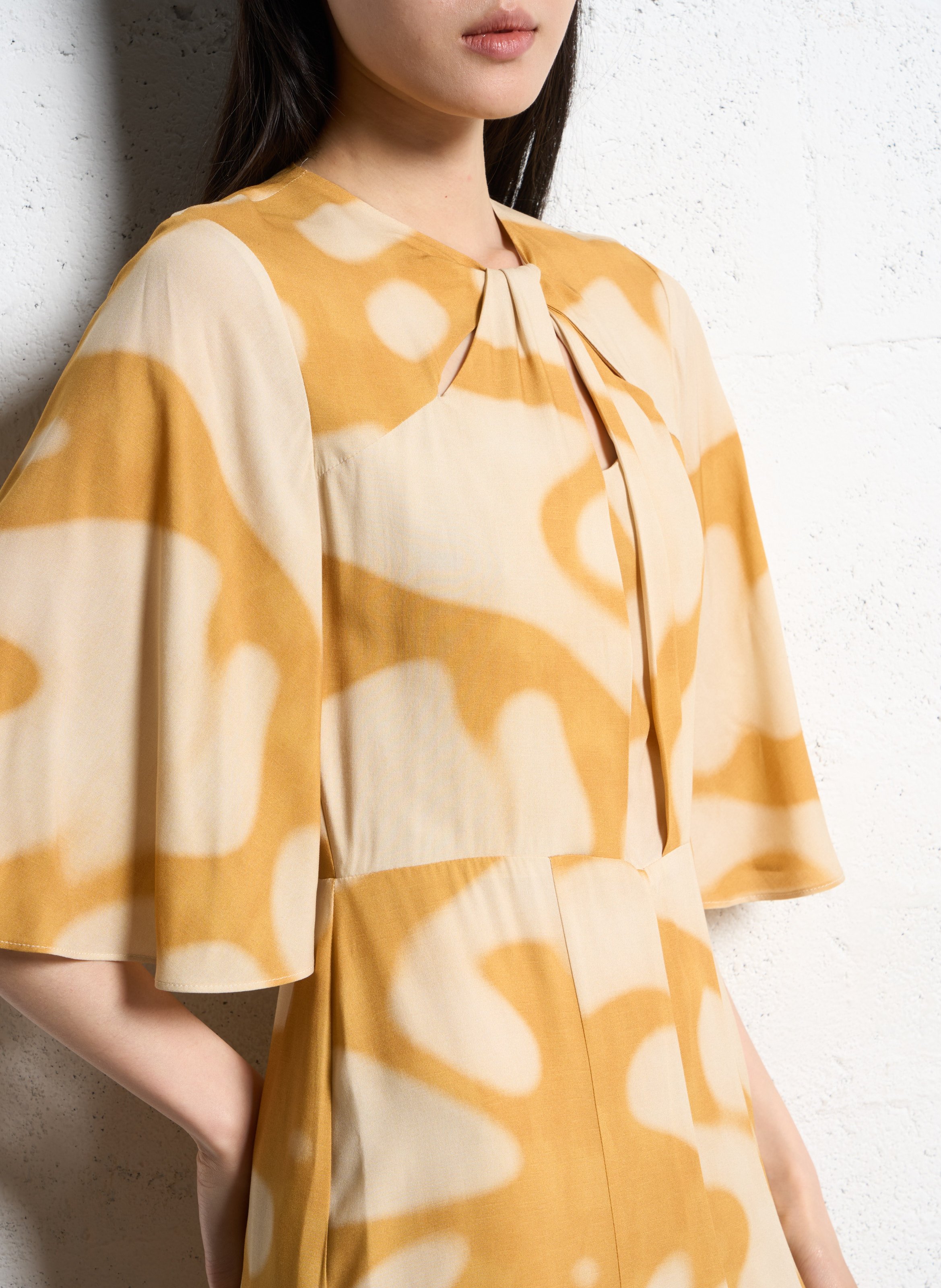 Bedrucktes Kleid SOPHIE+LUCIE Gelb