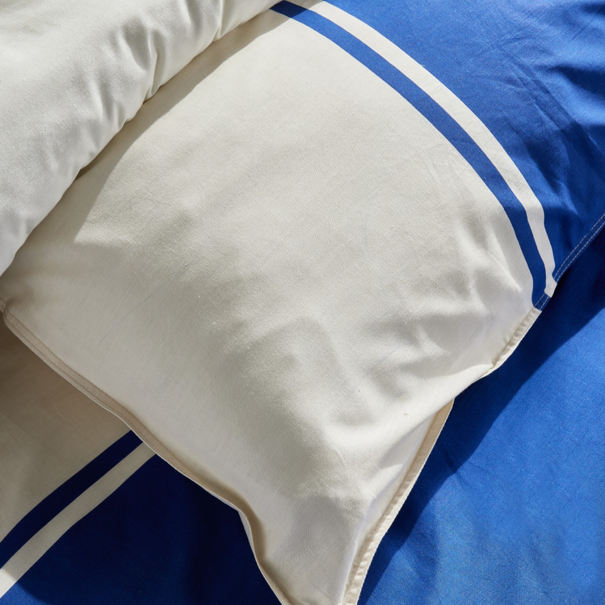 Two-tone cotton bedding TODAY LINGE DE MAISON Blue