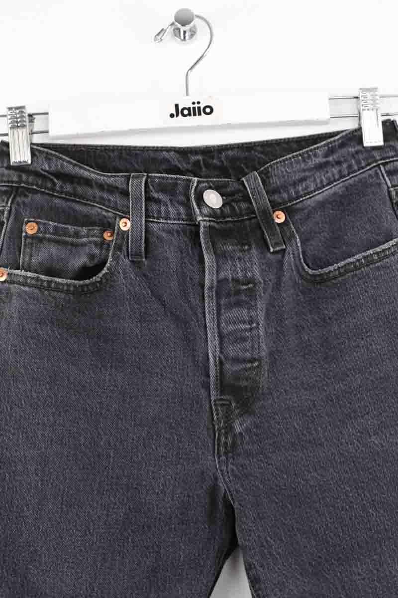 501? straight cotton jeans LEVI'S - Seconde main Grey