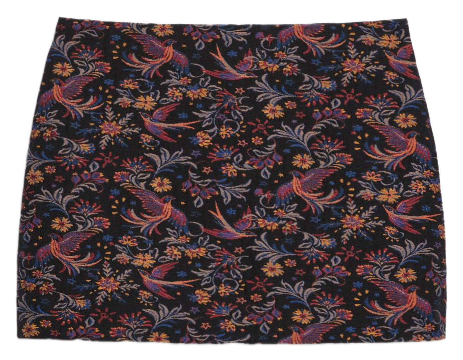 Jupe courte à motif floral en coton mélangé VANESSA BRUNO Multicolore