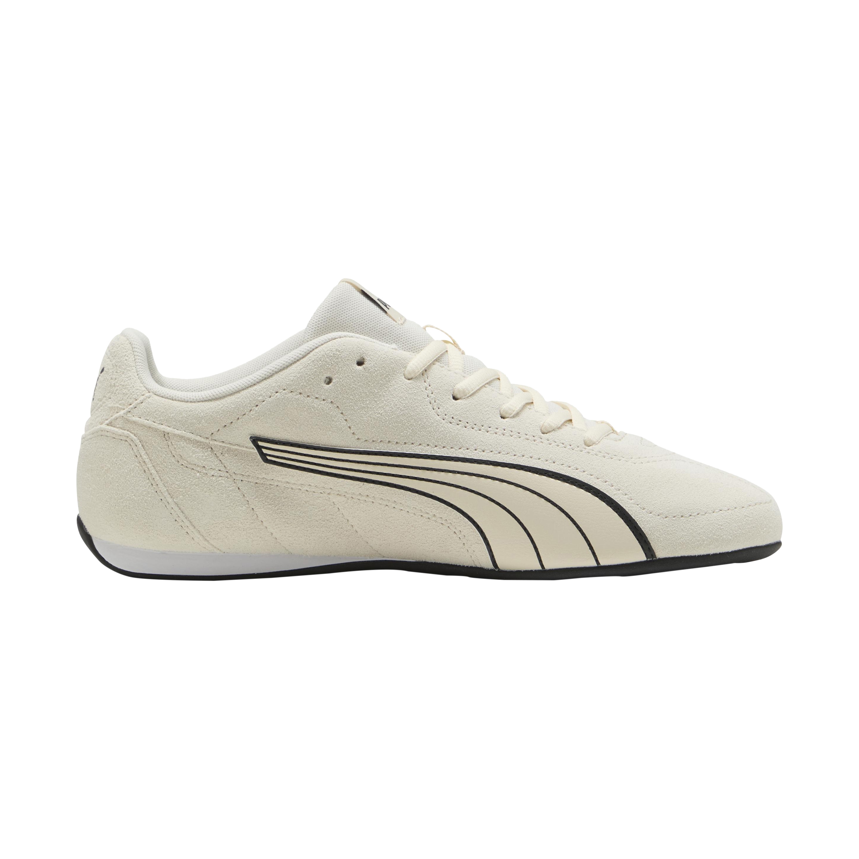 Leather basketball sneakers. PUMA Beige
