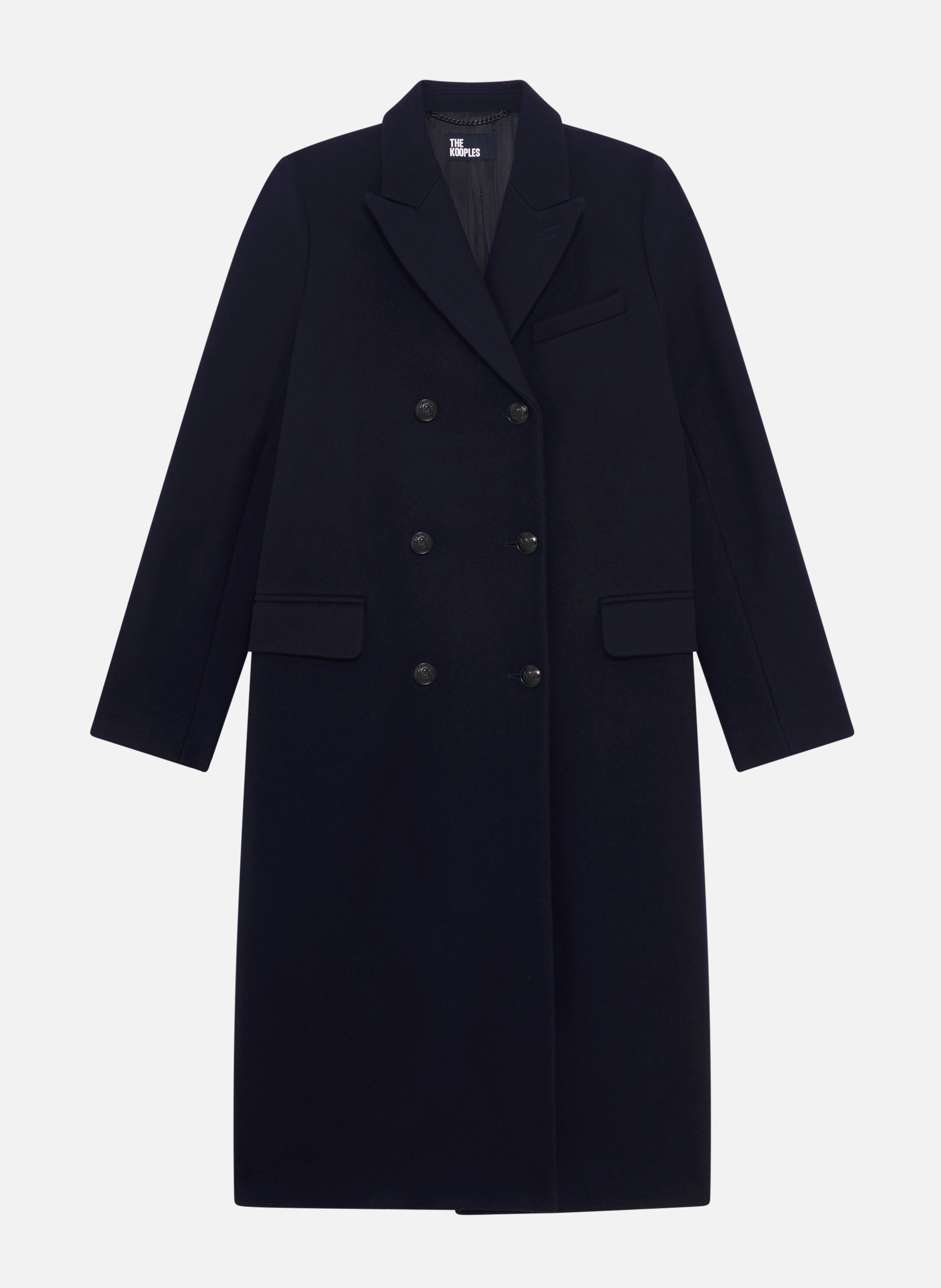 Manteau long croisé THE KOOPLES Bleu