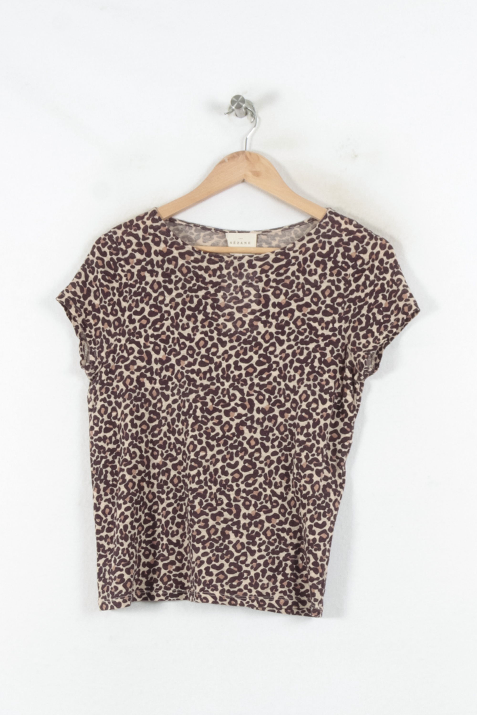 Tommy Badge T-shirt SEZANE - Seconde main Multicolored