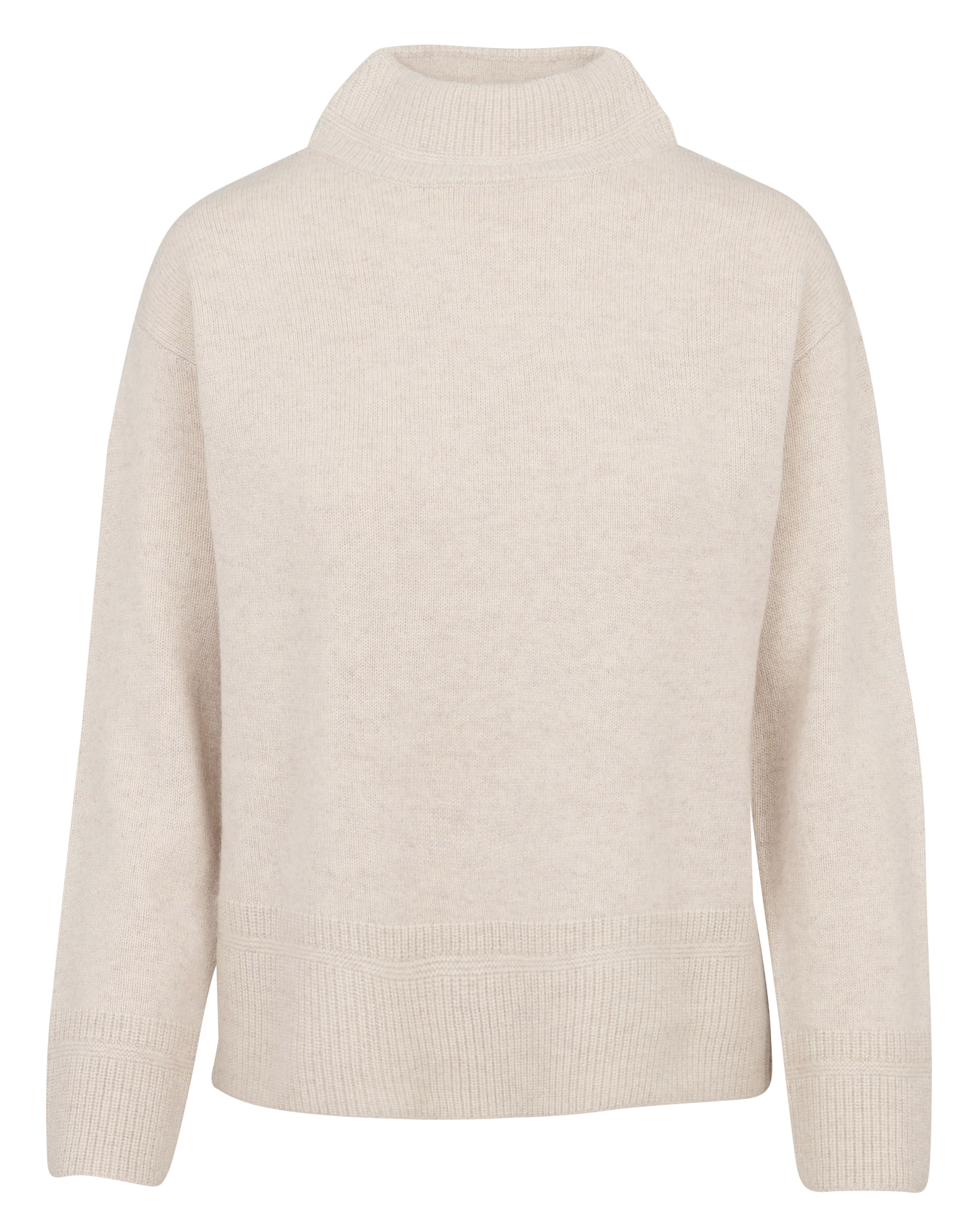 Pull col montant en laine MAISON 123 Blanc