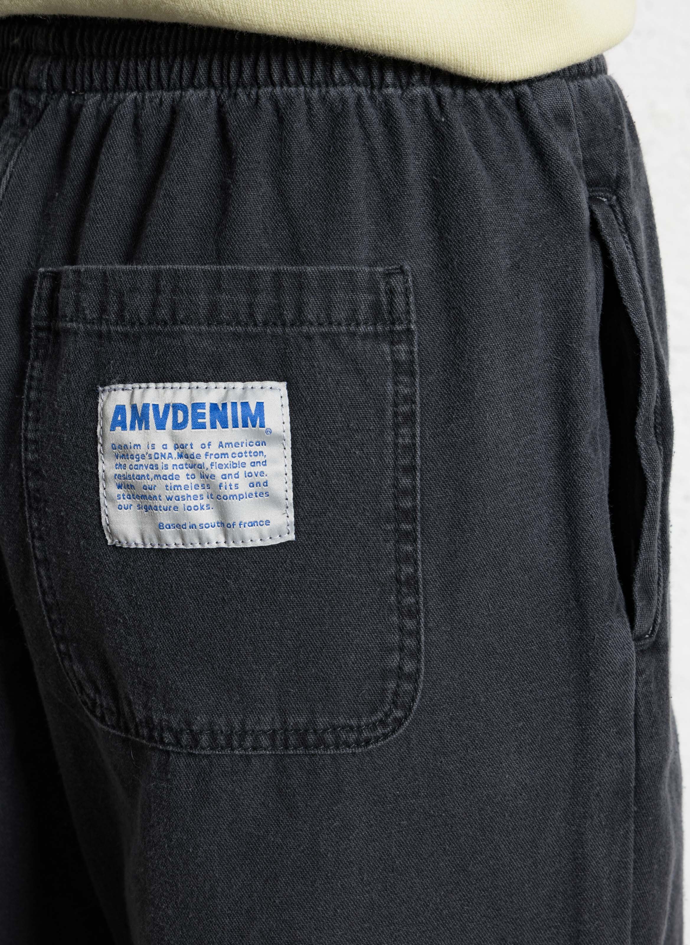 Slim-fit cotton cargo pants AMERICAN VINTAGE Black