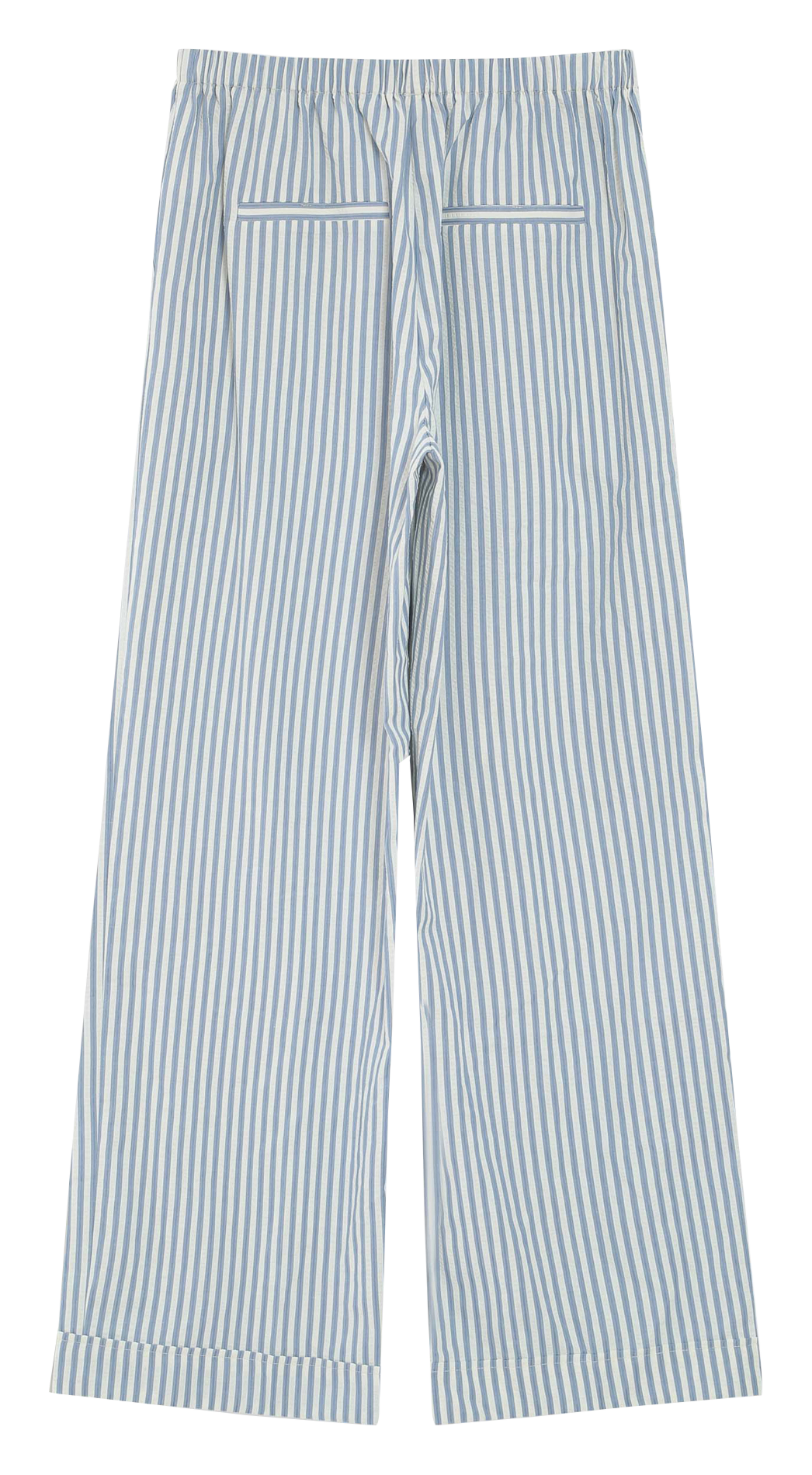 Pantalon large dn coton mélangé GRACE ET MILA Bleu