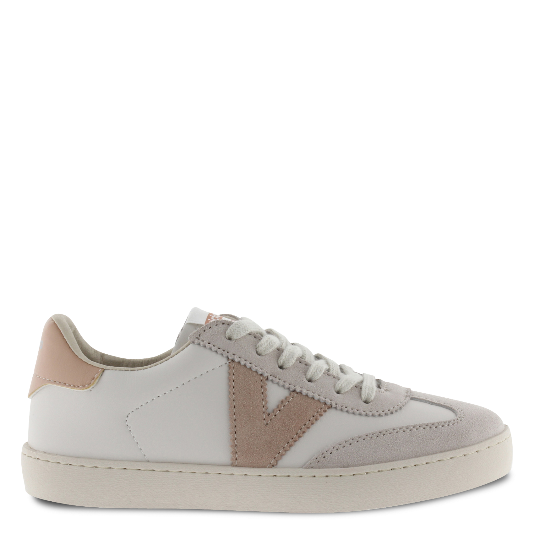 Baskets basses à bout rond VICTORIA Rose