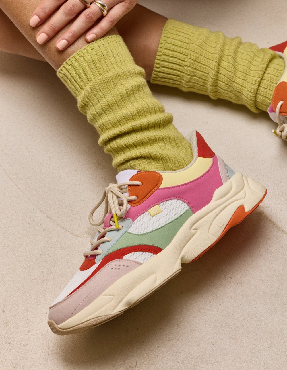 Baskets basses ODAJE Beige