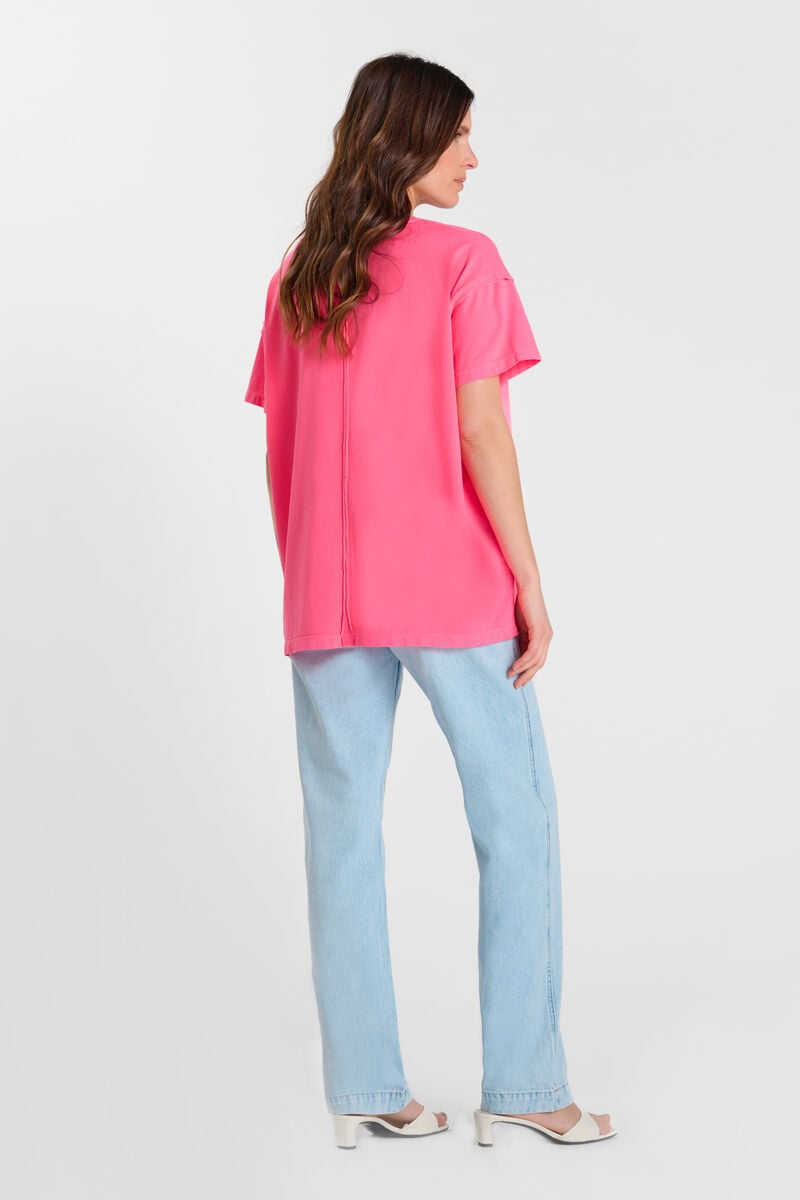 Tommy Badge T-shirt LE TEMPS DES CERISES Pink