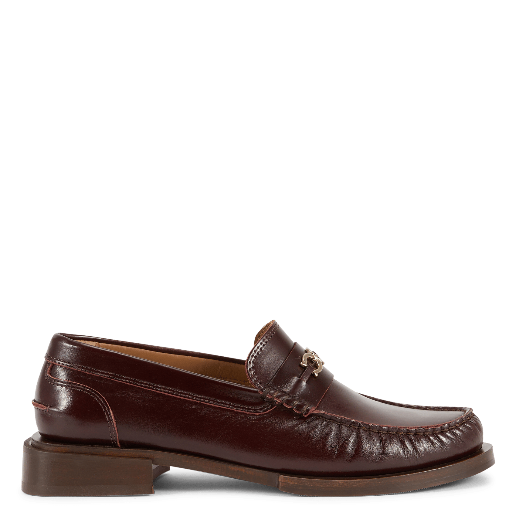 Mokassins aus Leder mit Horsebit-Detail BOBBIES Braun