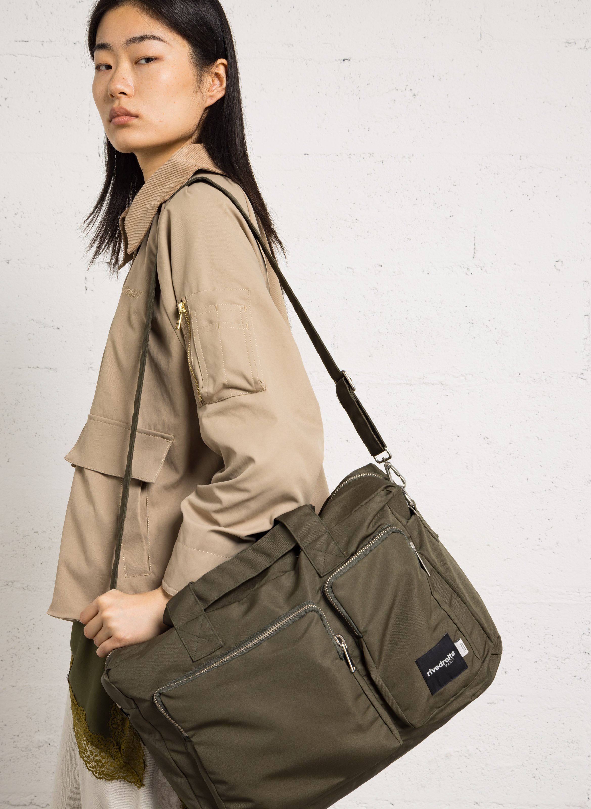 Weekendtas RIVEDROITE PARIS Kaki