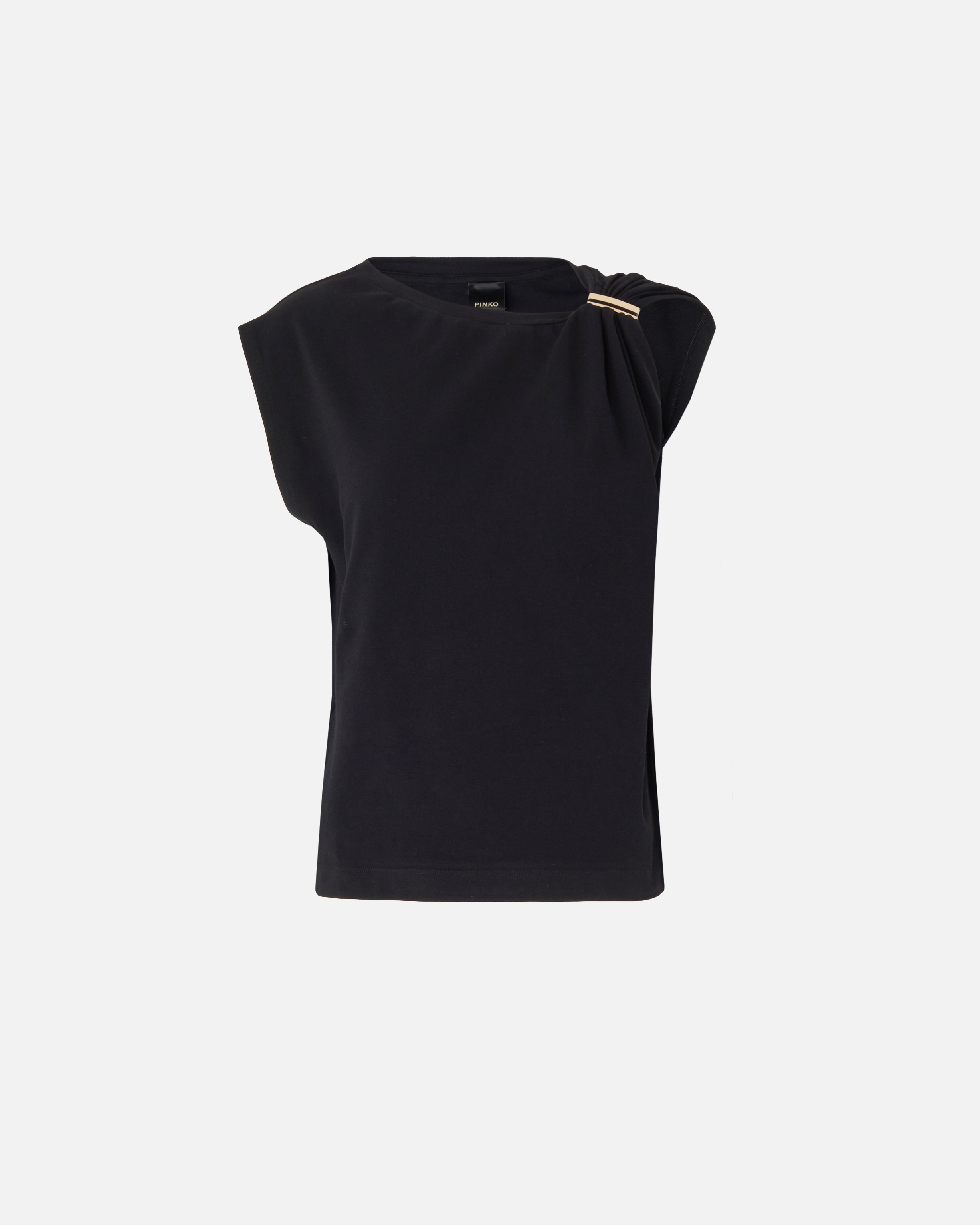 Top with golden detail PINKO Black
