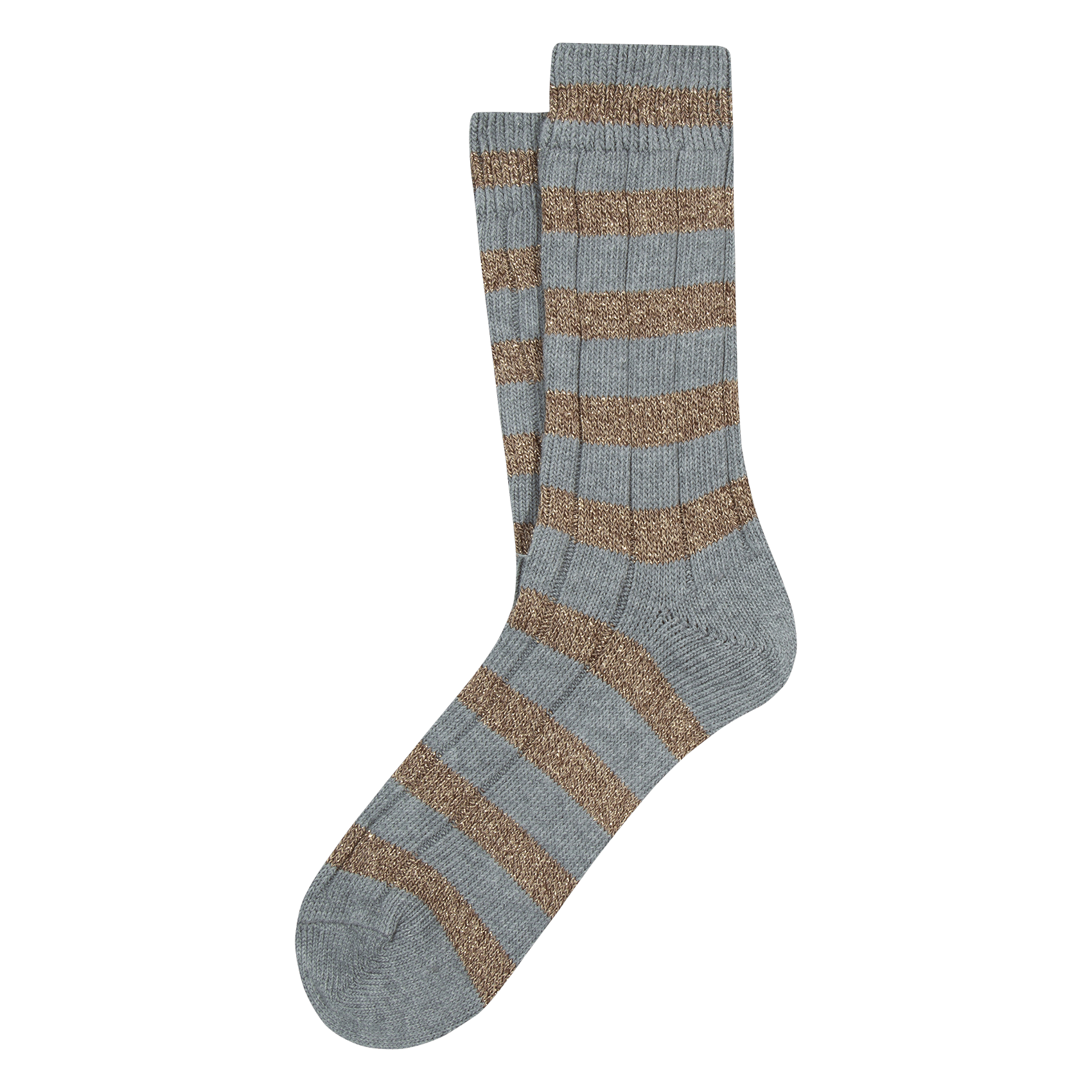 Chaussettes en coton mélangé rayé ANT45