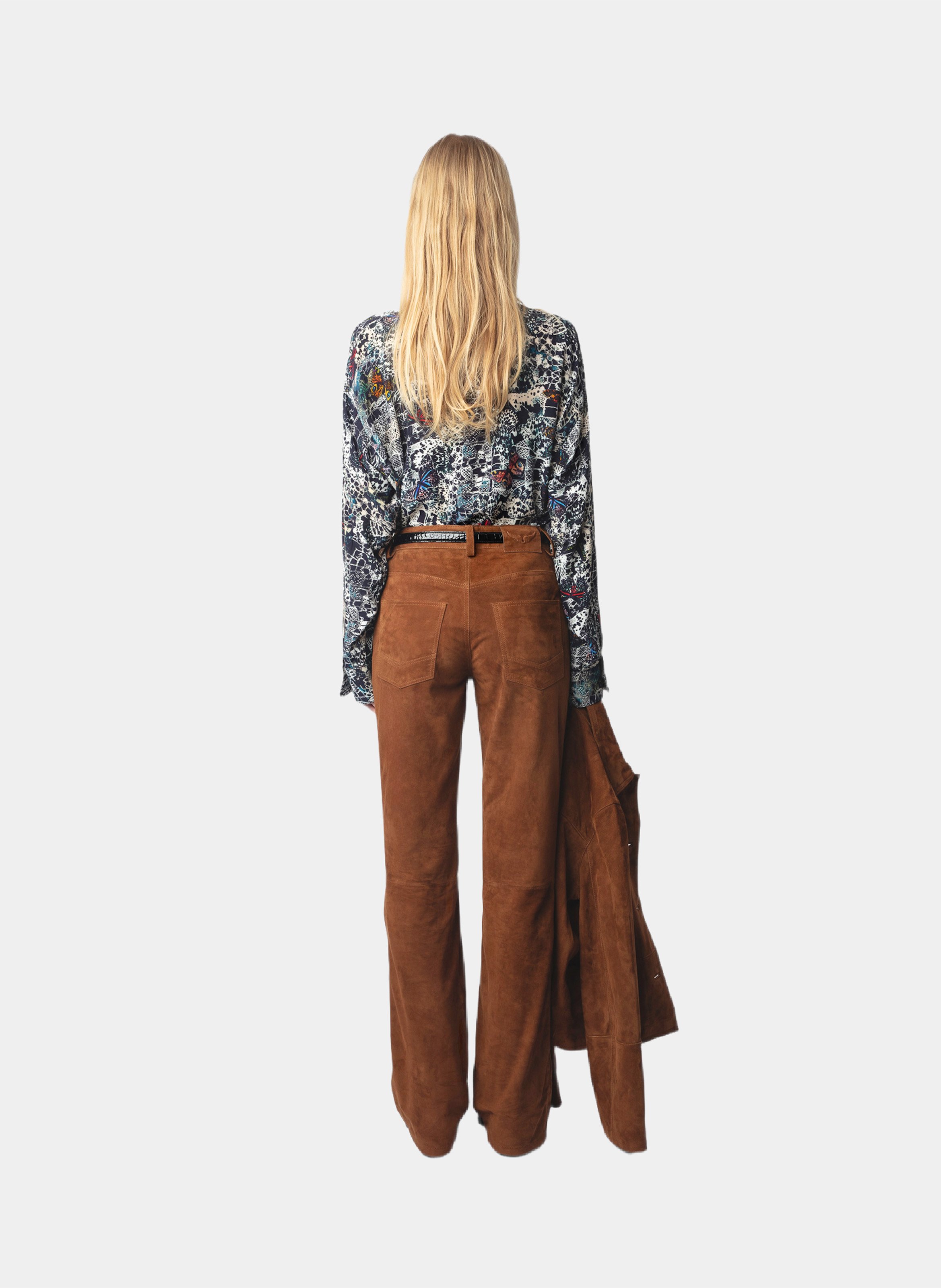 Round neck printed shirt ZADIG&VOLTAIRE Blue