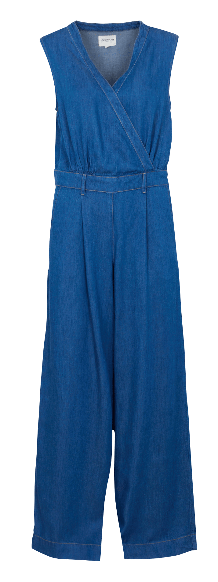 Rechte jumpsuit met V-hals MAISON 123 Blauw