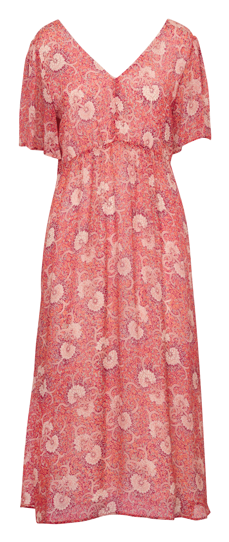 Vestido largo holgado con estampado MAISON 123 Rosa