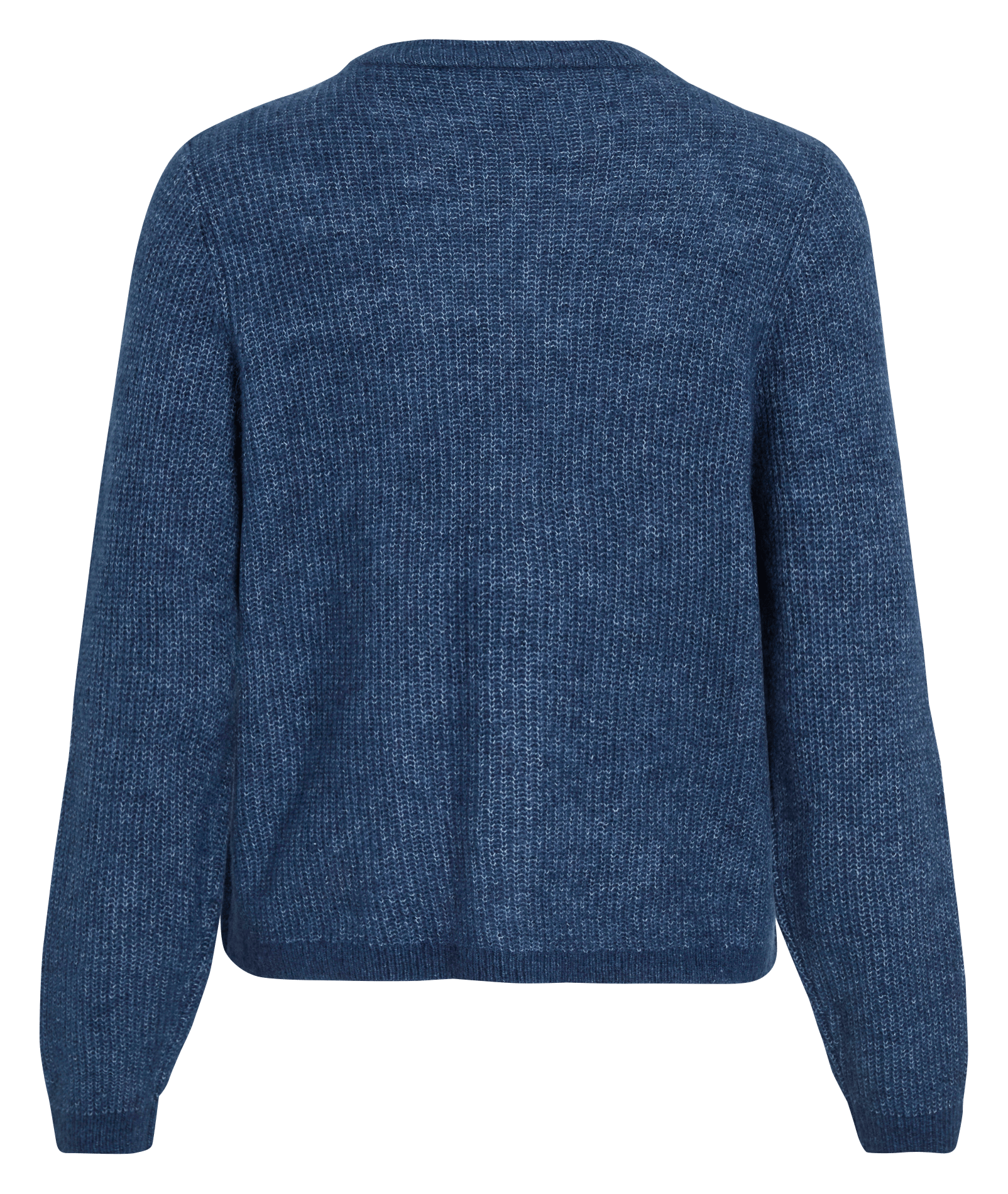 Recht, gebreid vest VILA Blauw